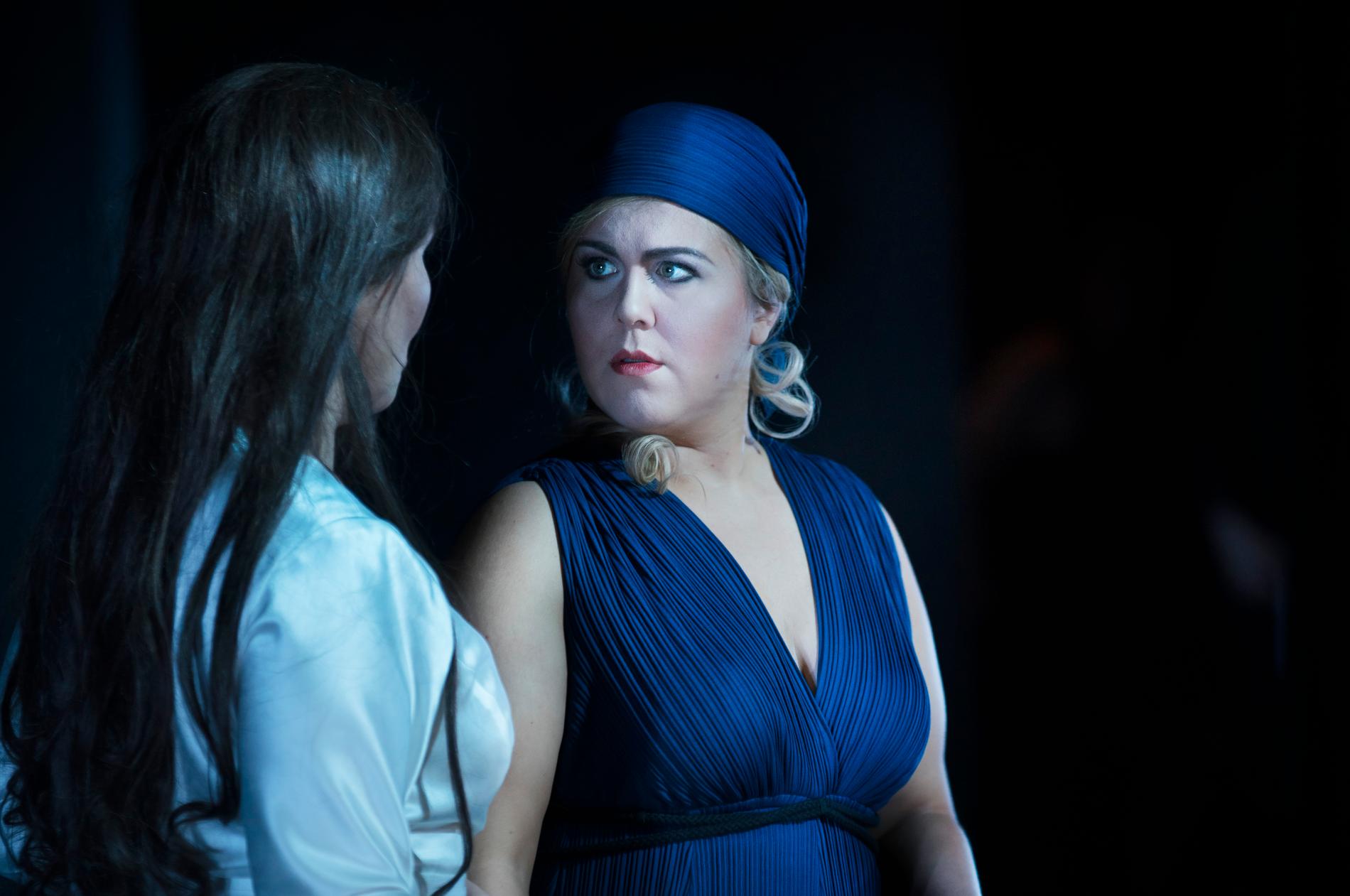 Katarina Dalayman och Christina Nilsson i ”Aida”.
