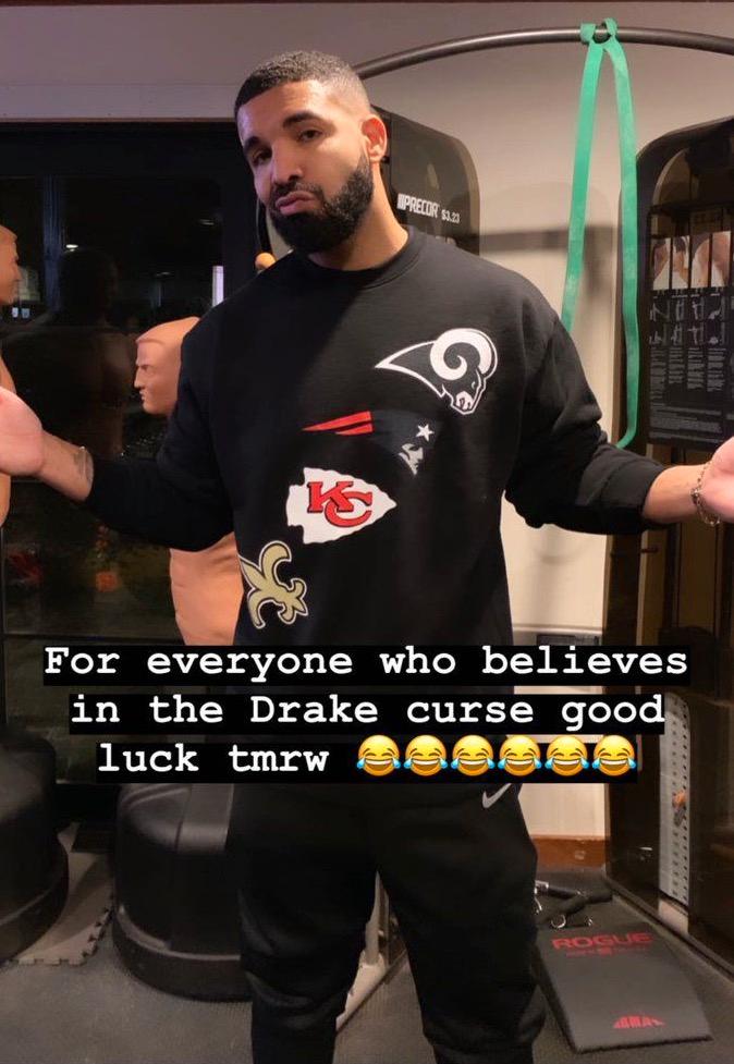 Drake inför NFL-slutspelet.