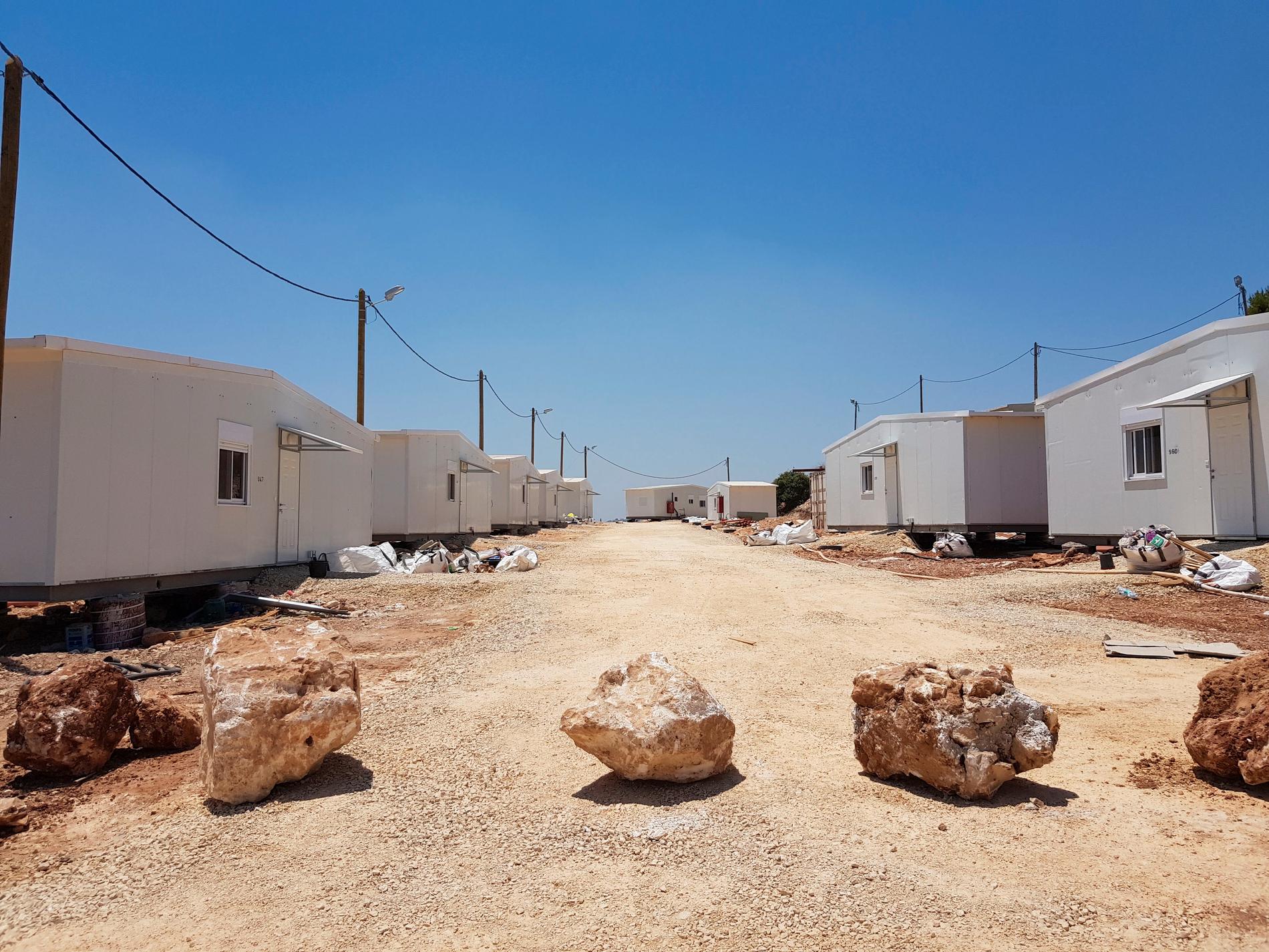 En ny israelisk bosättning, Neve Achi, på Västbanken. Arkivfoto.