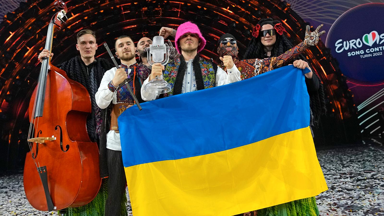 Kalush Orchestra vann Eurovision 2022.