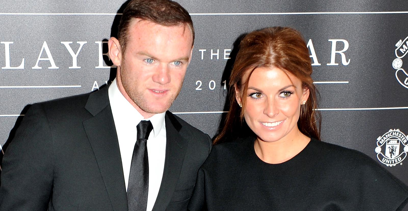 Wayne Rooney med frun Coleen.
