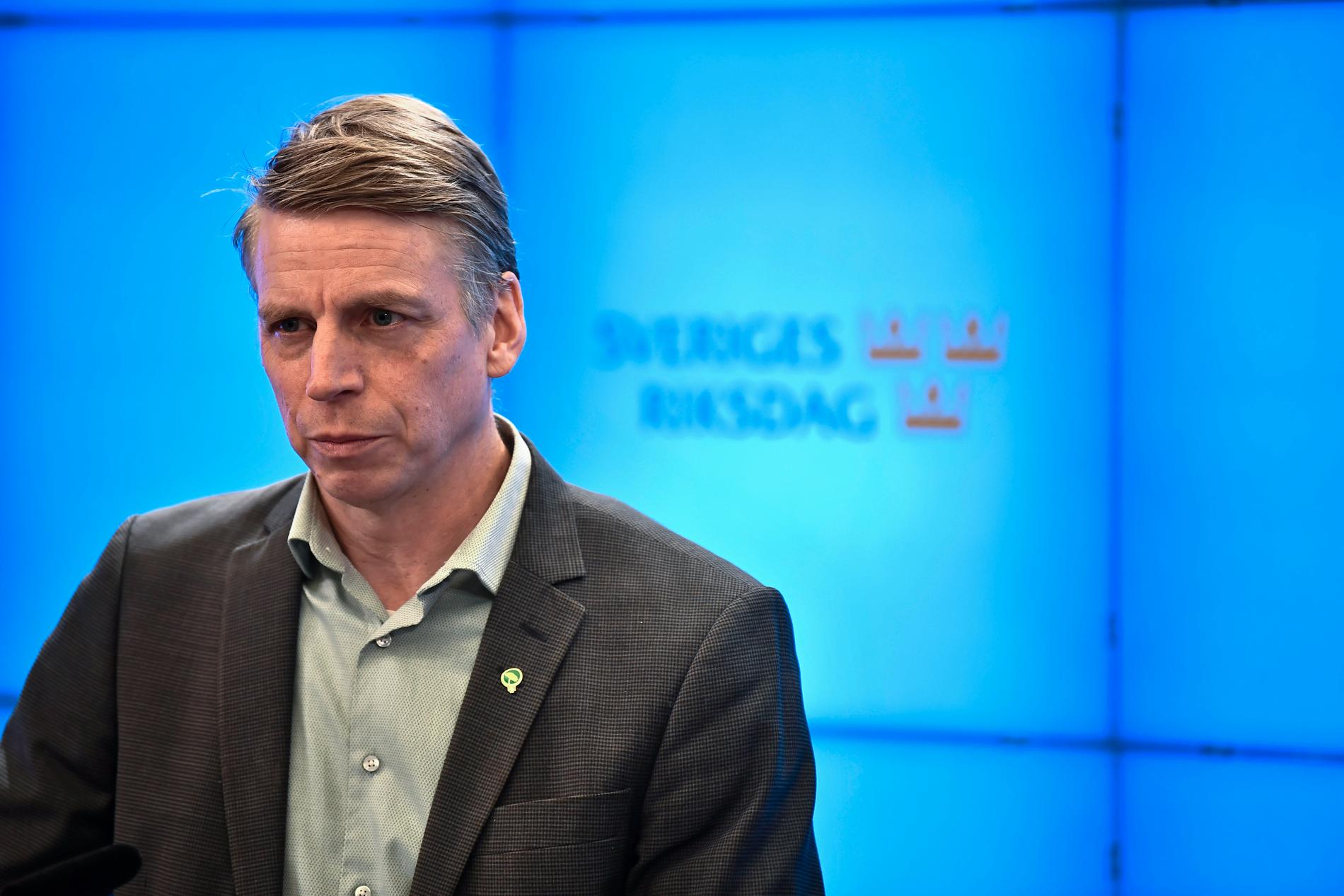 Miljöpartiets Språkrör Per Bolund.