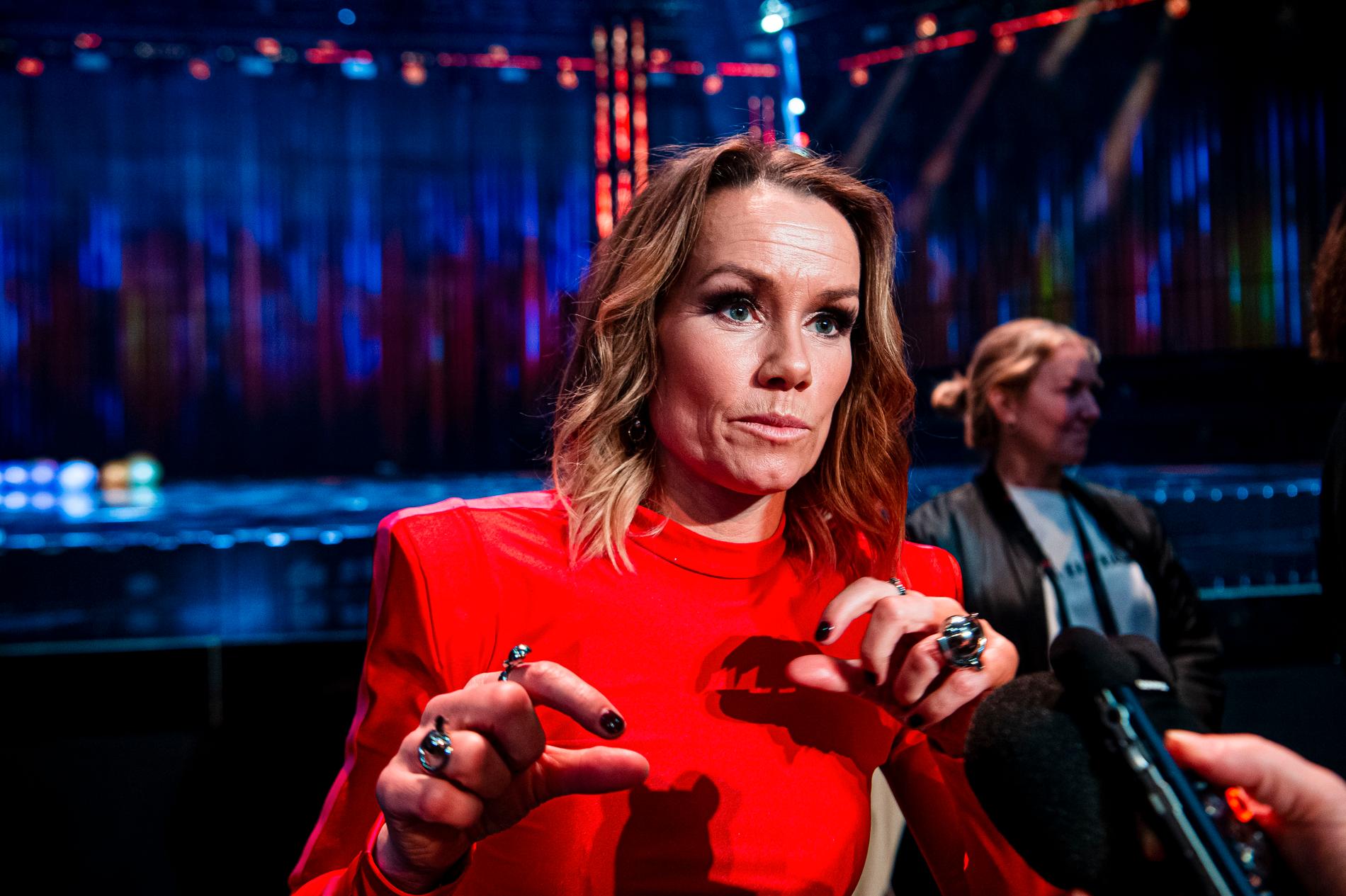 Linda Bengtzing i Melodifestivalen 2020.