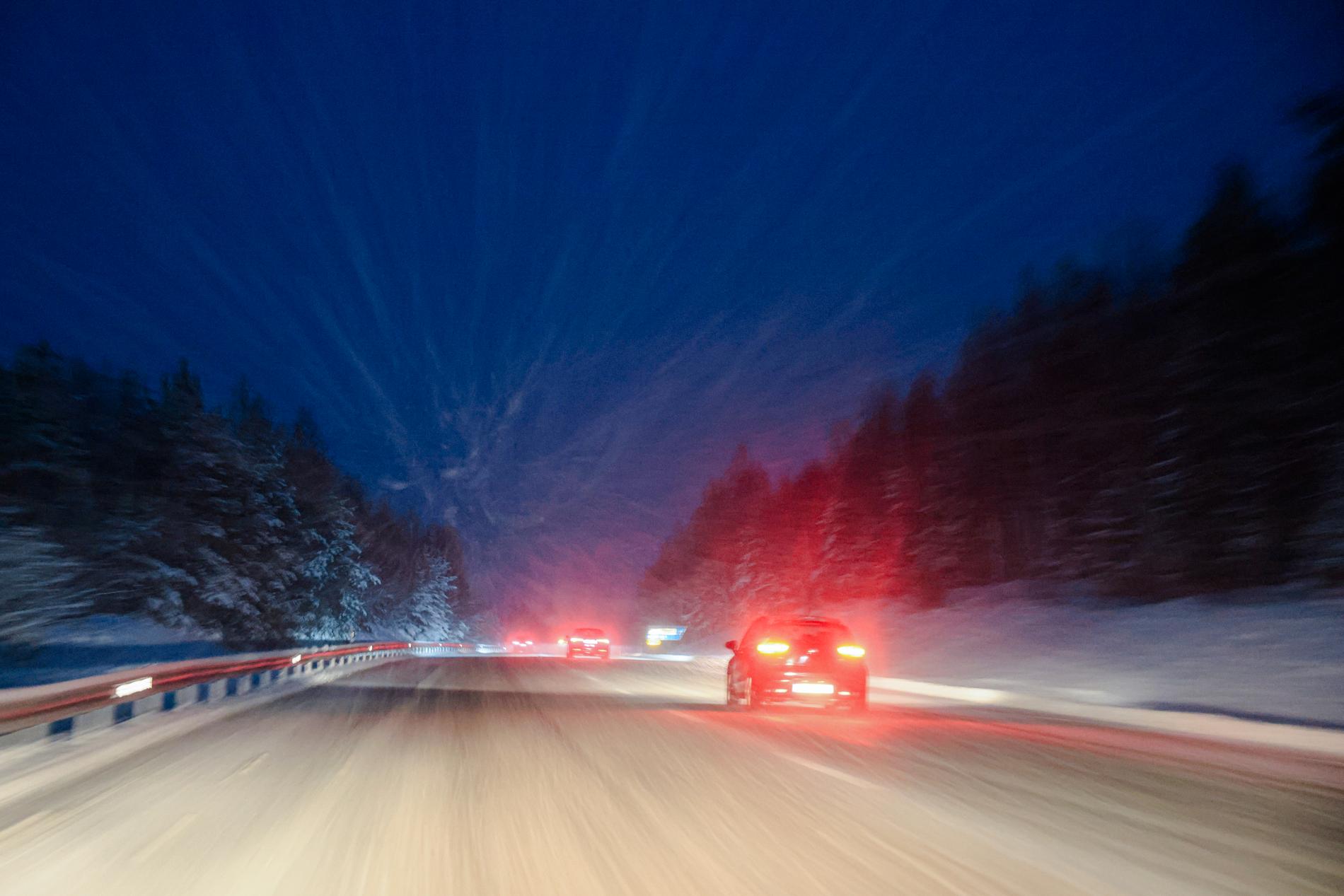 Trafiken mellan Västerås och Stockholm under juldagen.