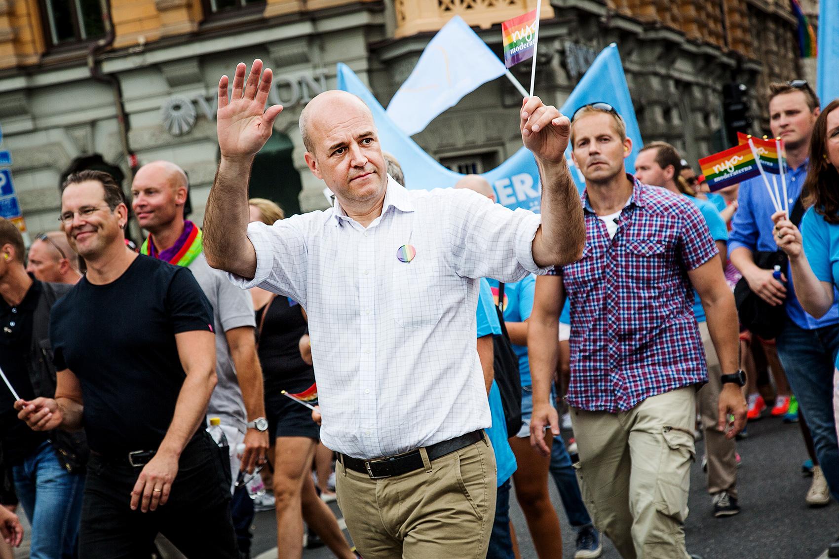 Förra året gick Fredrik Reinfeldt som första statminister någonsin i tåget.