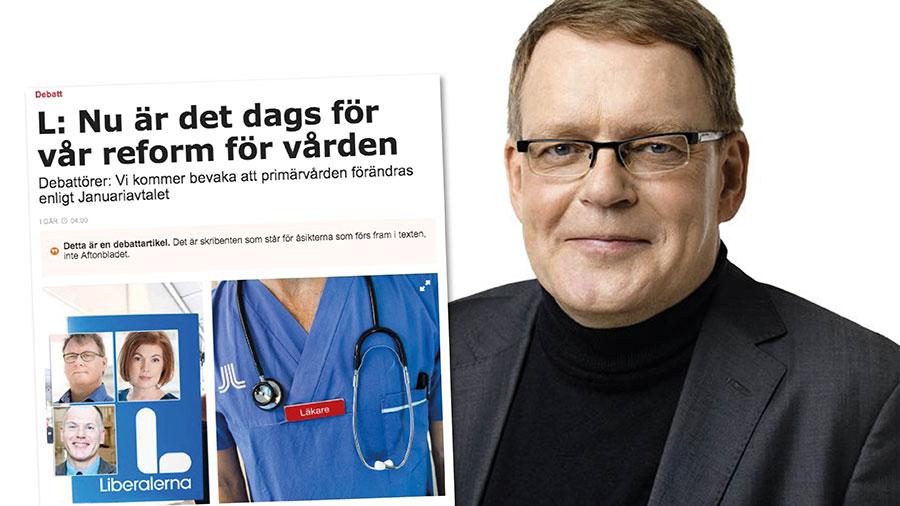 Liberalerna slår in en en vidöppen dörr när dom förklarar att det är dags för ”deras” sjukvårdspolitiska reform, skriver Dag Larsson.