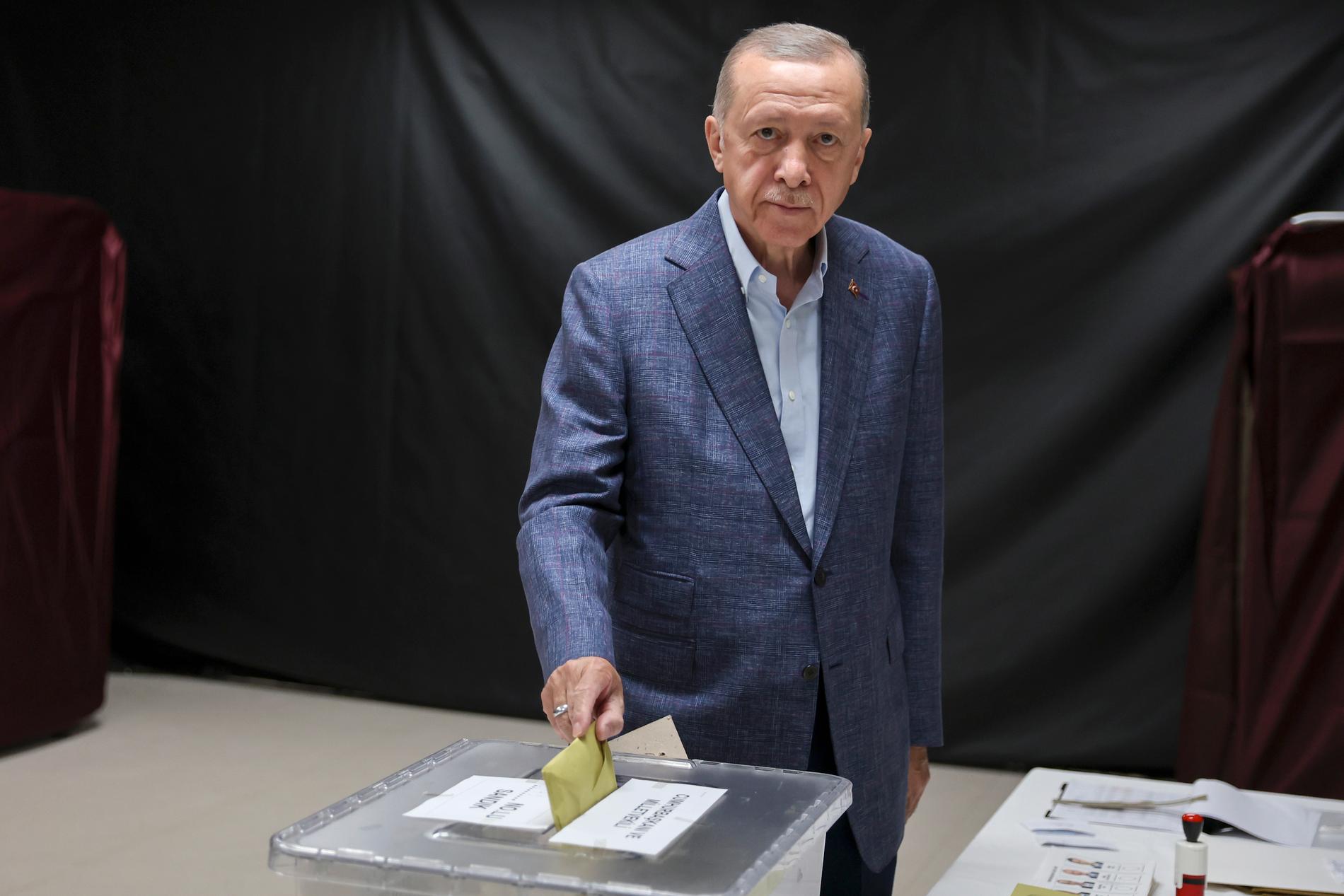 Turkiska valet ser ut att bli en rysare för Erdogan. 