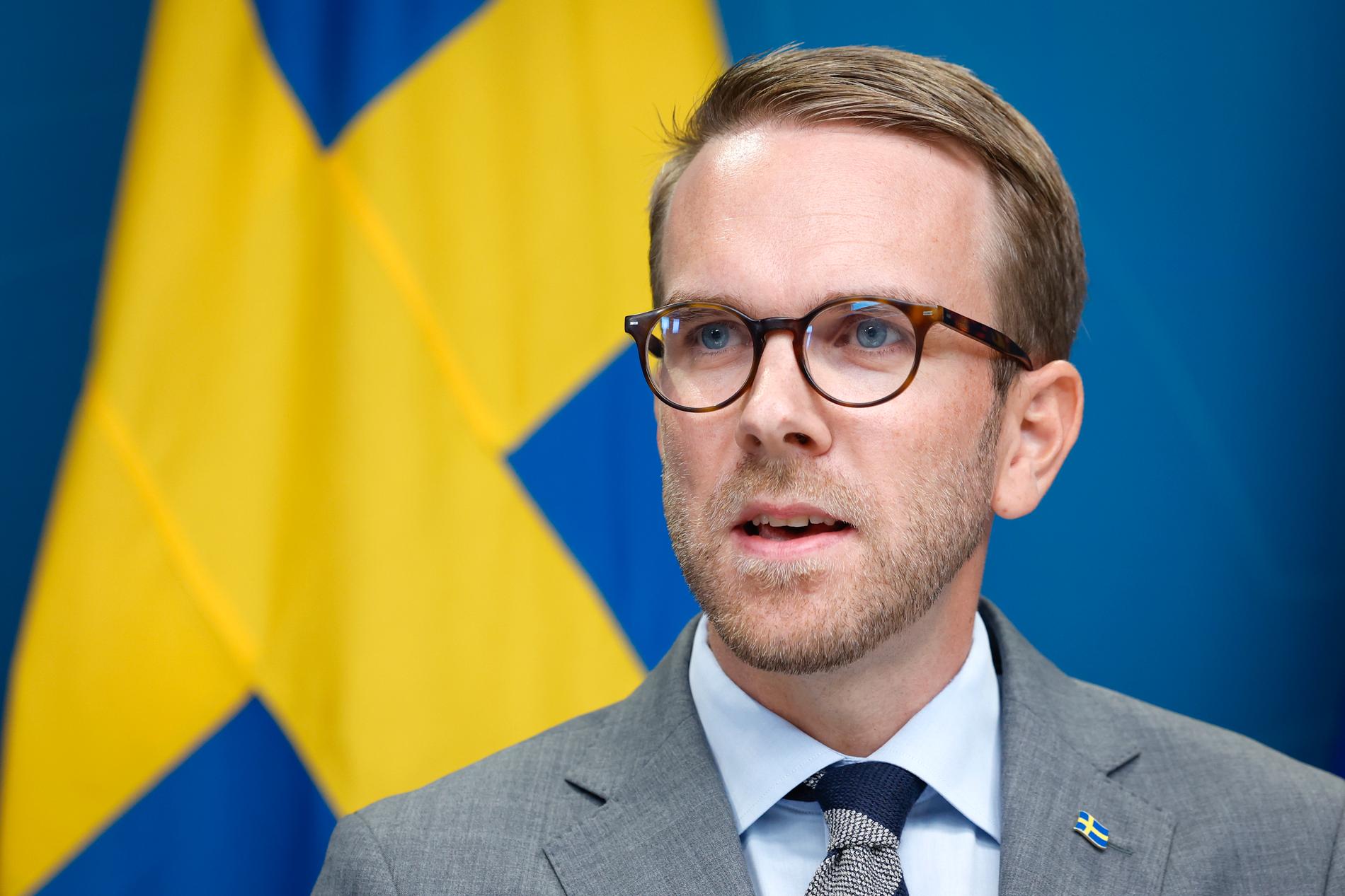 Infrastruktur- och bostadsminister Andreas Carlson (KD). Arkivbild.