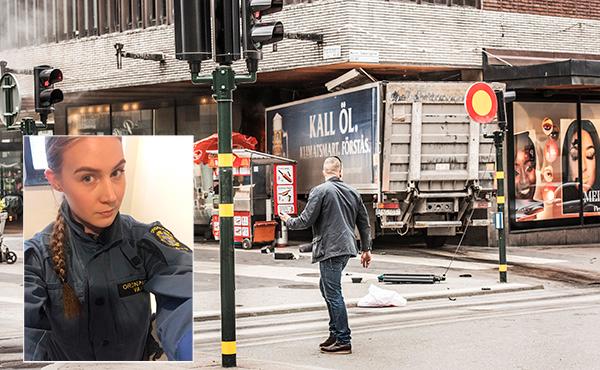 Mariah Eriksson skriver om de obeväpnade ordningsvakternas insats efter terrordådet på Åhléns i Stockholm: ”Som uniformerad personal förväntas man skydda människor och det är precis det mina kollegor gör. Efter den förmåga de kan börjar de sätta människor i säkerhet, de varnar och tillkallar den hjälp som behövs. ”