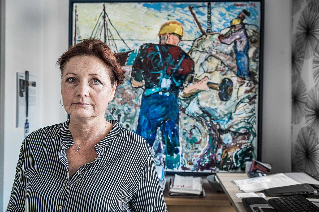 Fackförbundet IF Metalls ordförande Marie Nilsson.