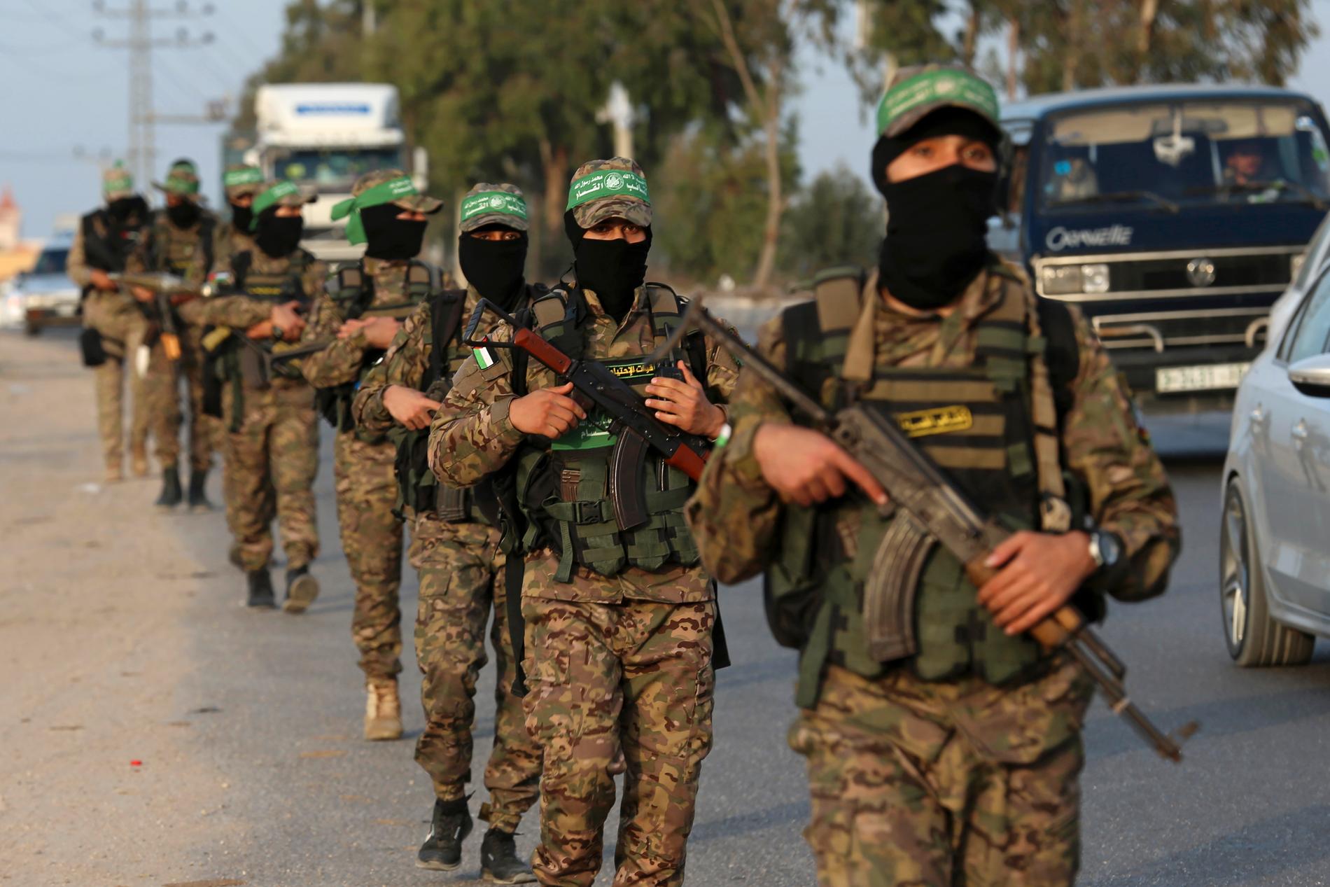 Izzedine al-Qassam-brigaden, en militär gren av Hamas.