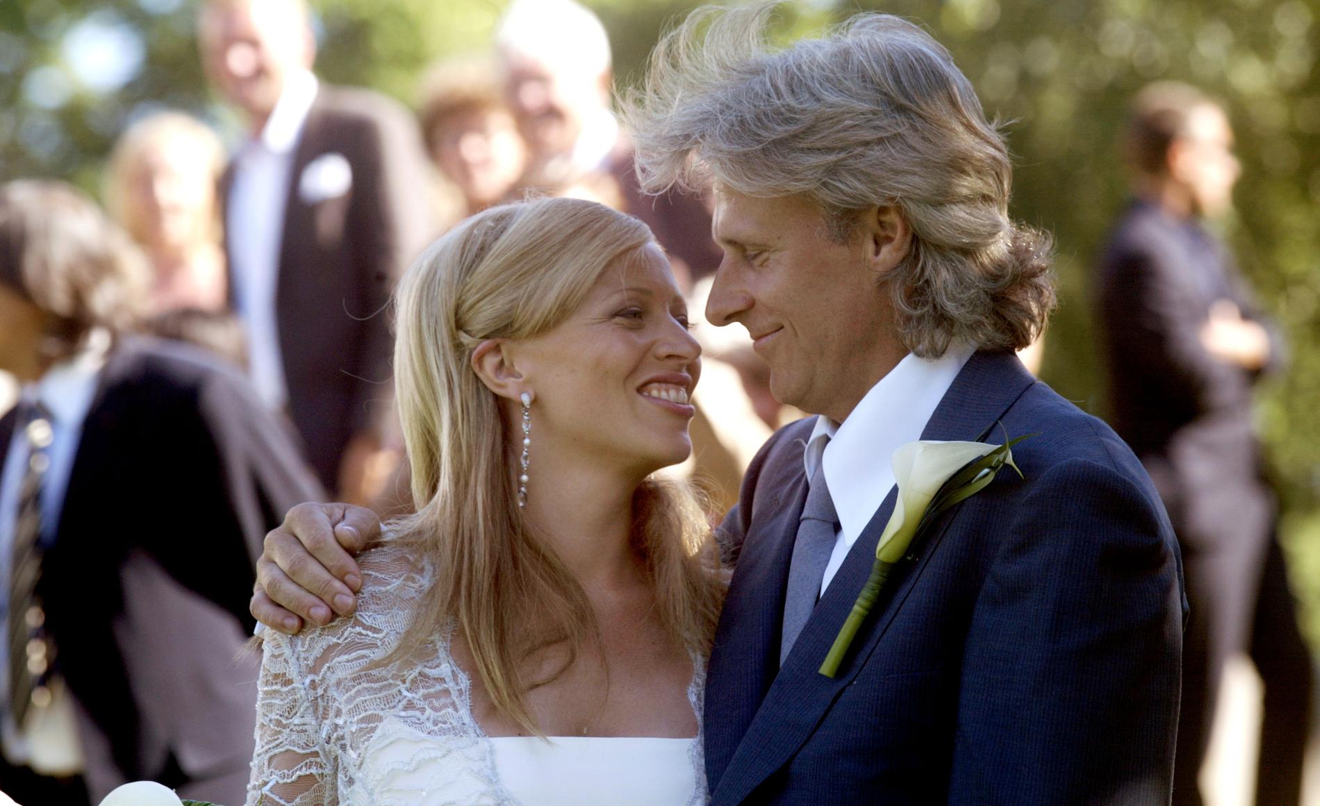 Björn Borg gifter sig med Patricia 2002.
