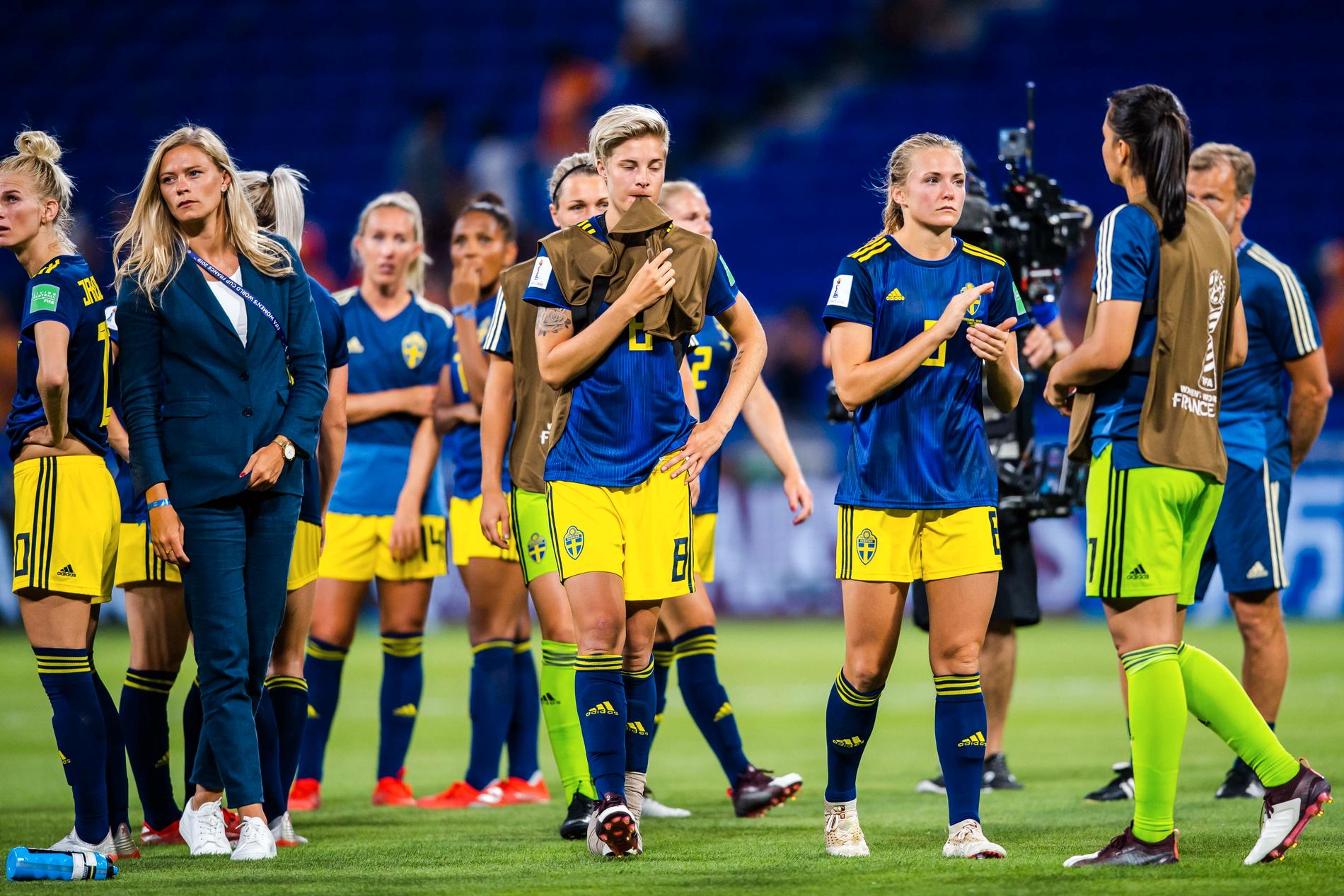 Sverige föll mot Nederländerna i semin i VM 2019. 