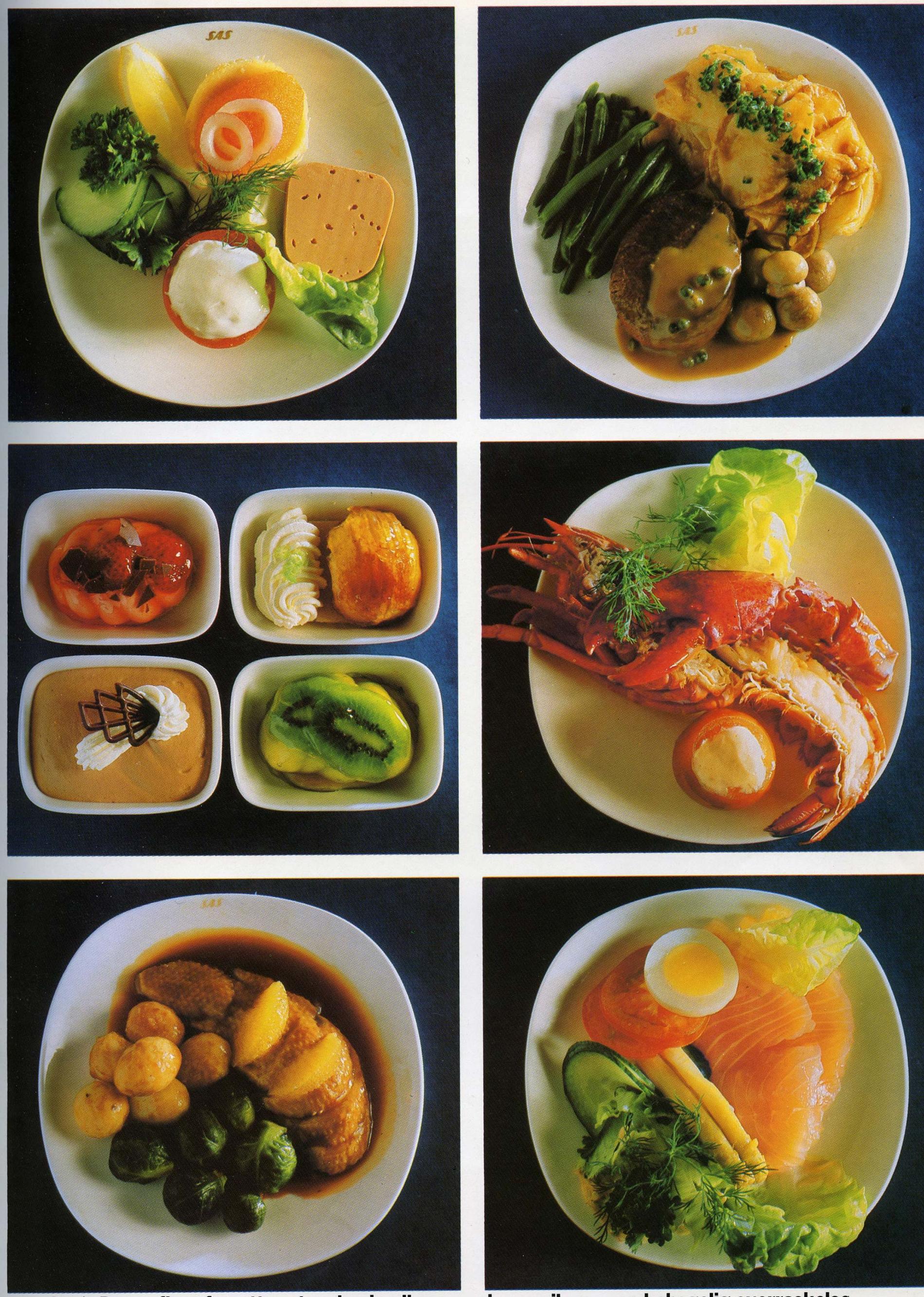 Maten som serverades i förstaklass 1983.