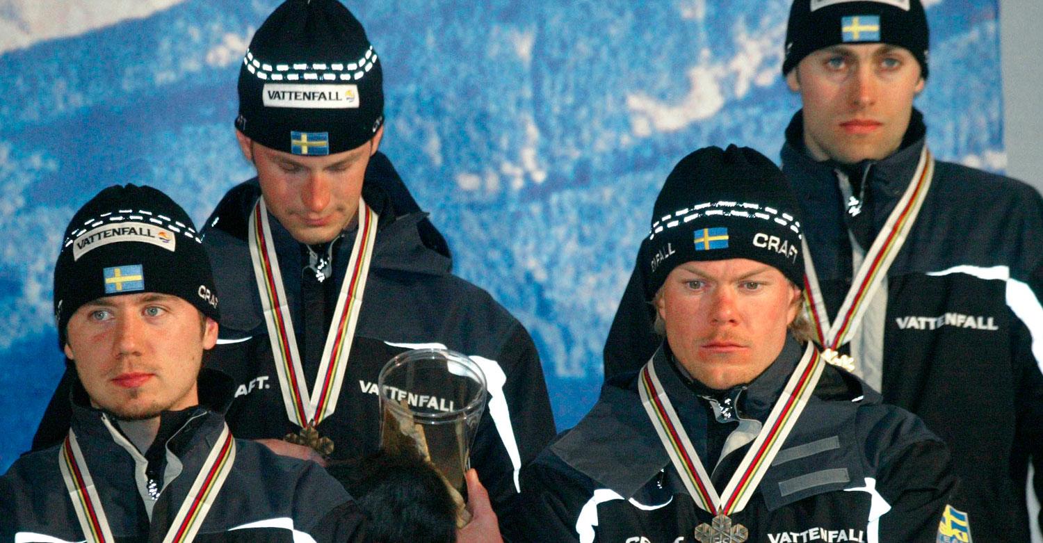 Låg stämning på prisutdelningen. Förutom Brink körde Anders Södergren, Per Elofsson och Matthias Fredriksson i det svenska laget.