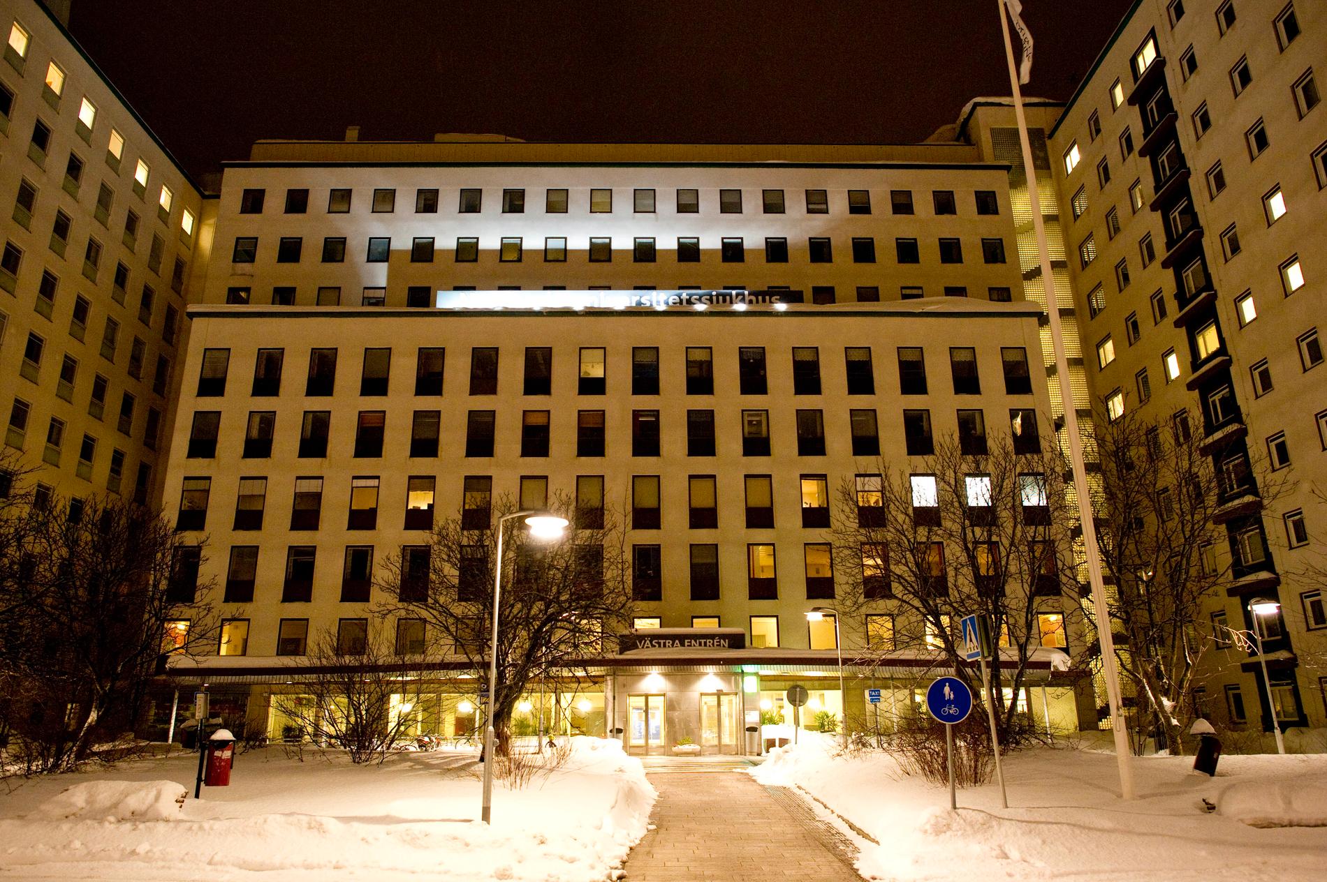 Norrlands univeristetssjukhus i Umeå.