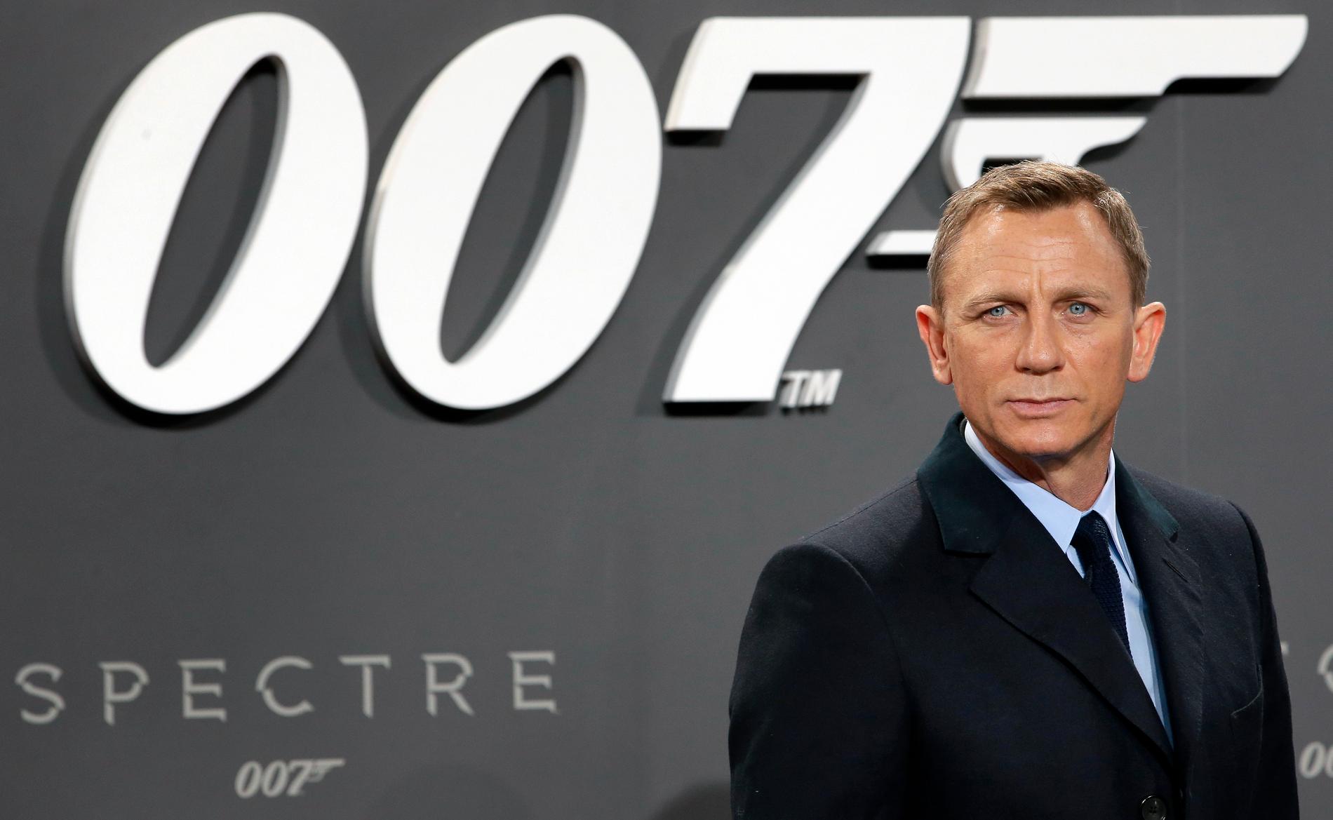 Daniel Craig spelade huvudrollen i den nya Bond-filmen som är uppskjuten till november. 