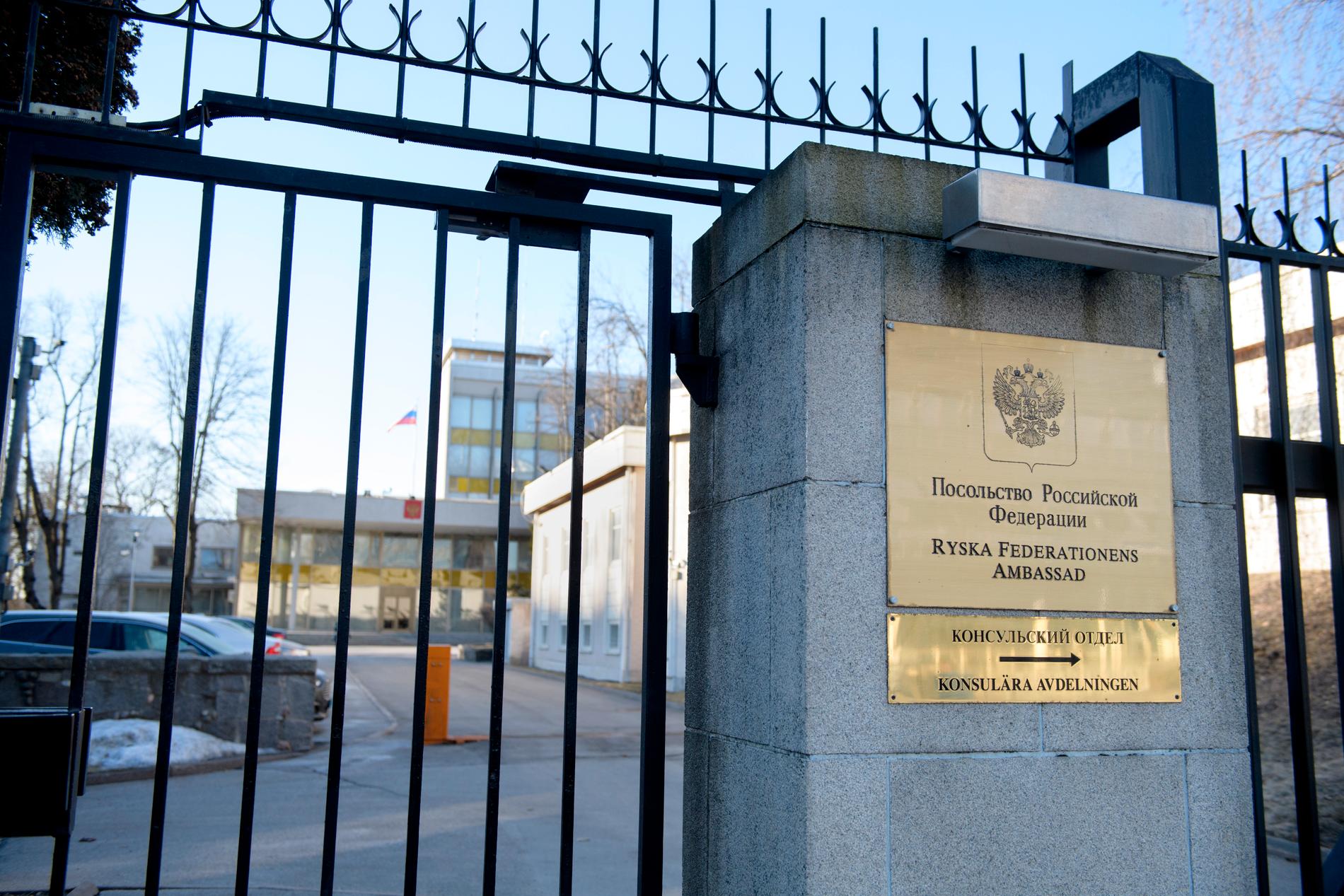 Ryska ambassaden i Stockholm. 