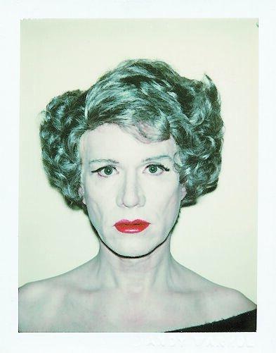 "Self-portrait in drag", 1980.