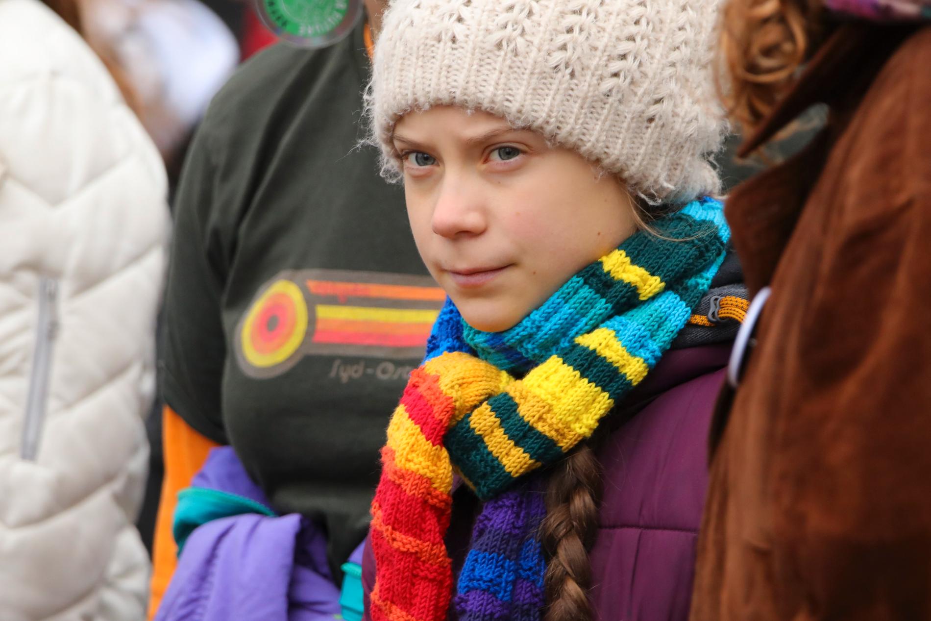 Greta Thunberg donerar motsvarande 986 000 kronor till FN:s barnfond Unicef. Arkivbild.