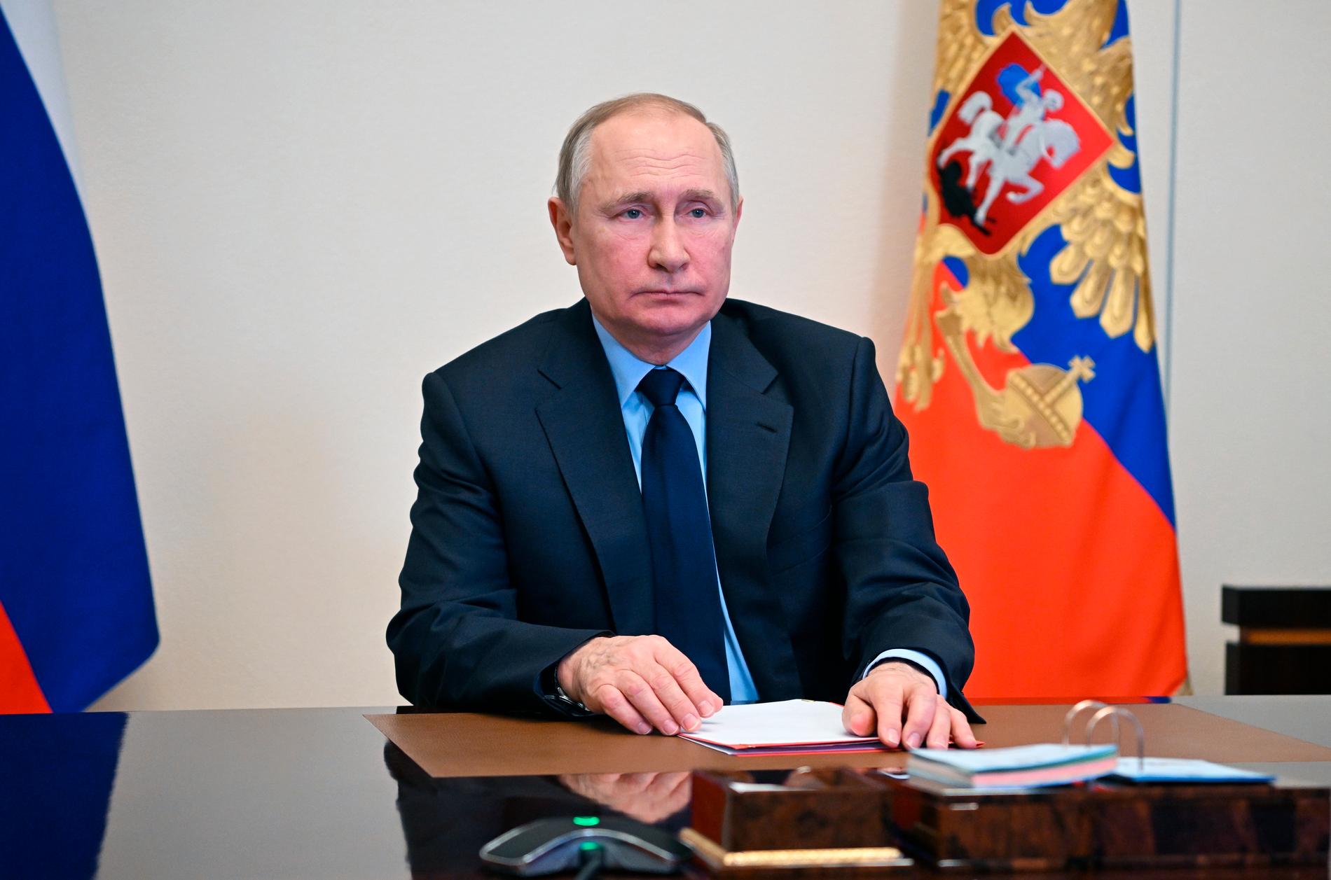 Rysslands president Vladimir Putin.