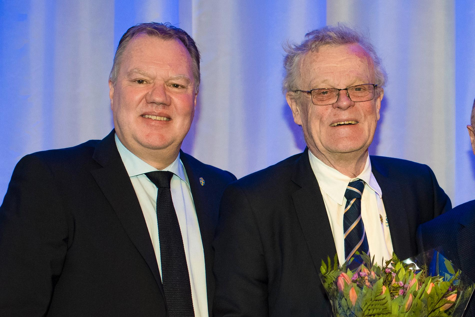 Nilsson och Eriksson vid en tidigare ceremoni.