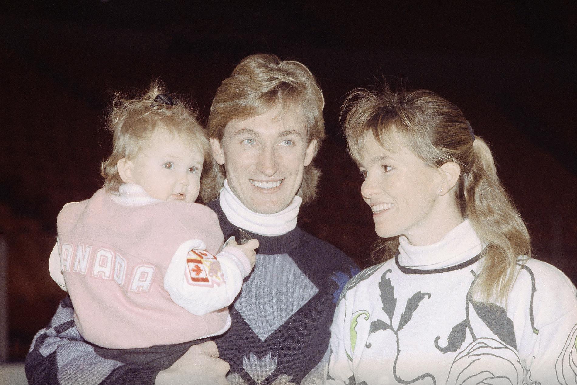 Wayne Gretzky med dottern Paulina.