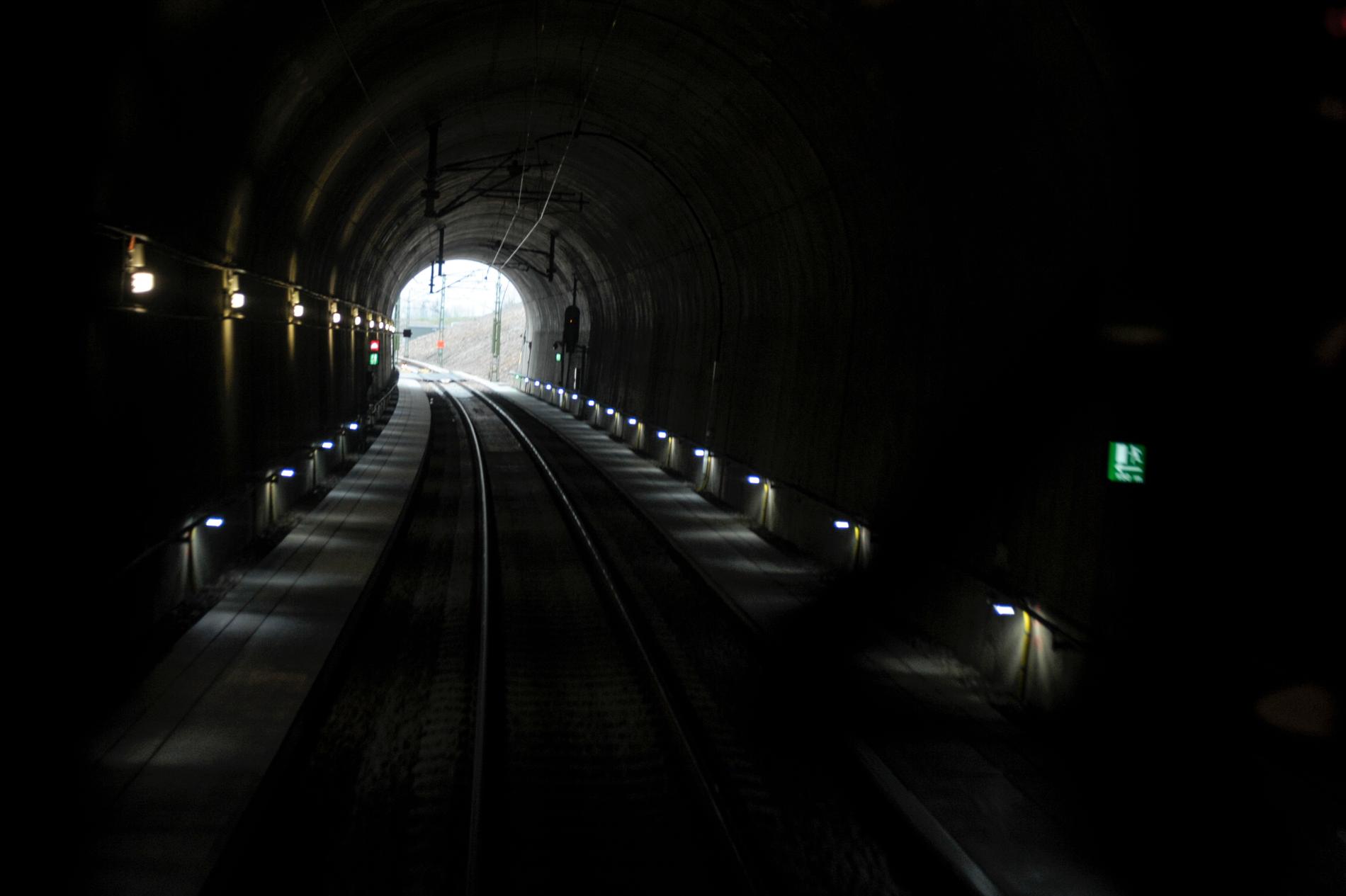 Hallandsåstunneln togs i bruk 2015 – 18 år försenad. Arkivbild.