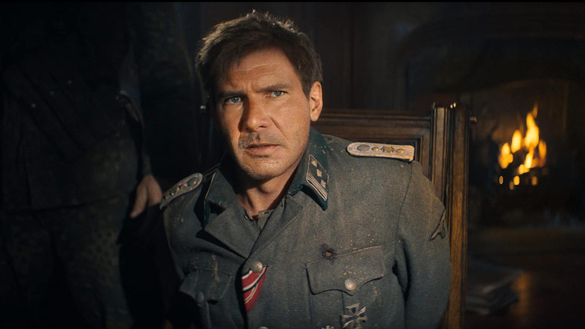Den yngre Harrison Ford i ”Indiana Jones and the dial of destiny”.