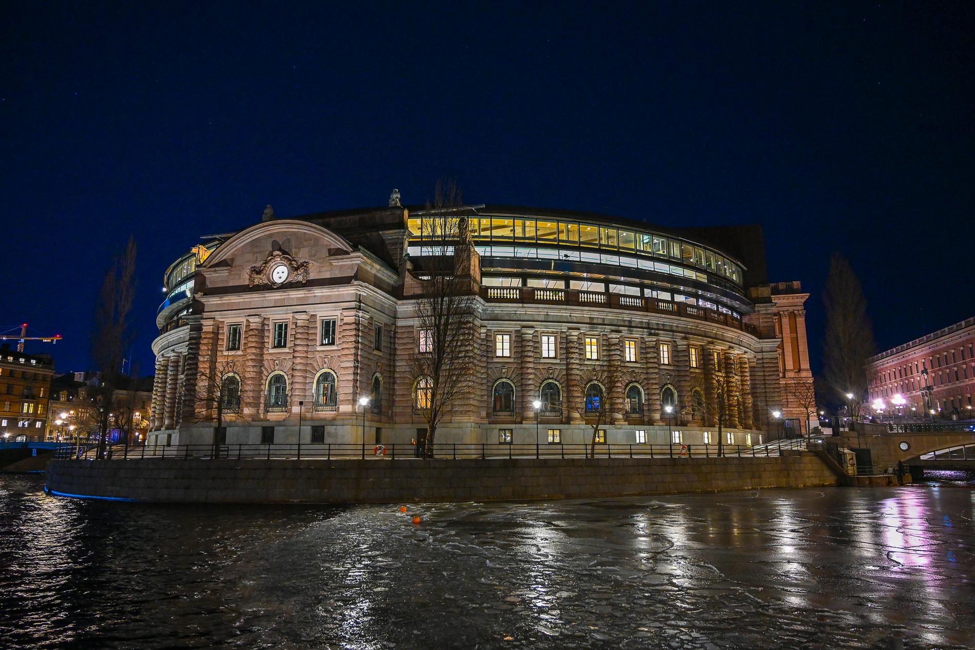 Riksdagshuset i Stockholm. 