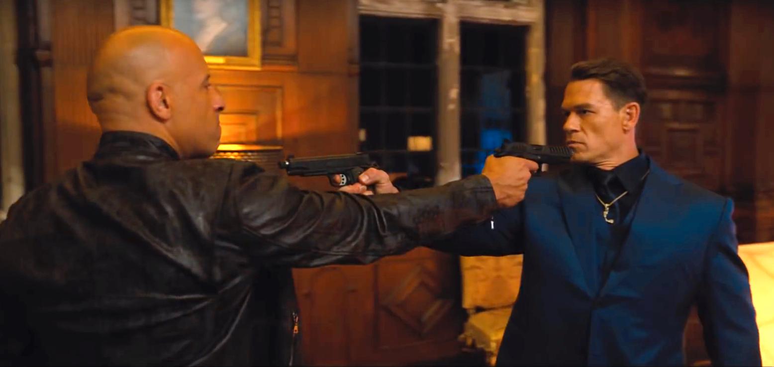 Vin Diesel och John Cena i ”Fast & furious 9”.