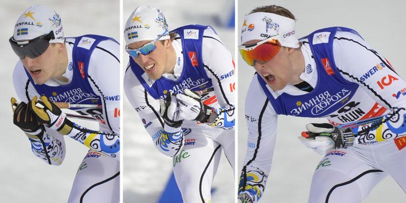 Teodor Peterson, Calle Halfvarsson och Carl Quicklund gick vidare till kvartsfinal.