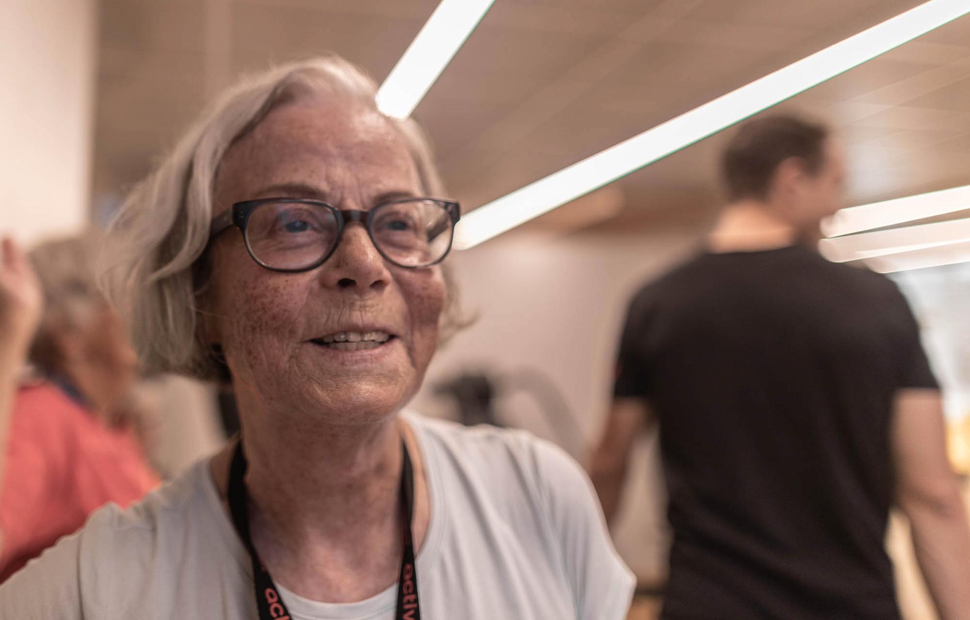 Eva Hägerstrand, 72, har precis som många andra tränat av och till under hela livet.