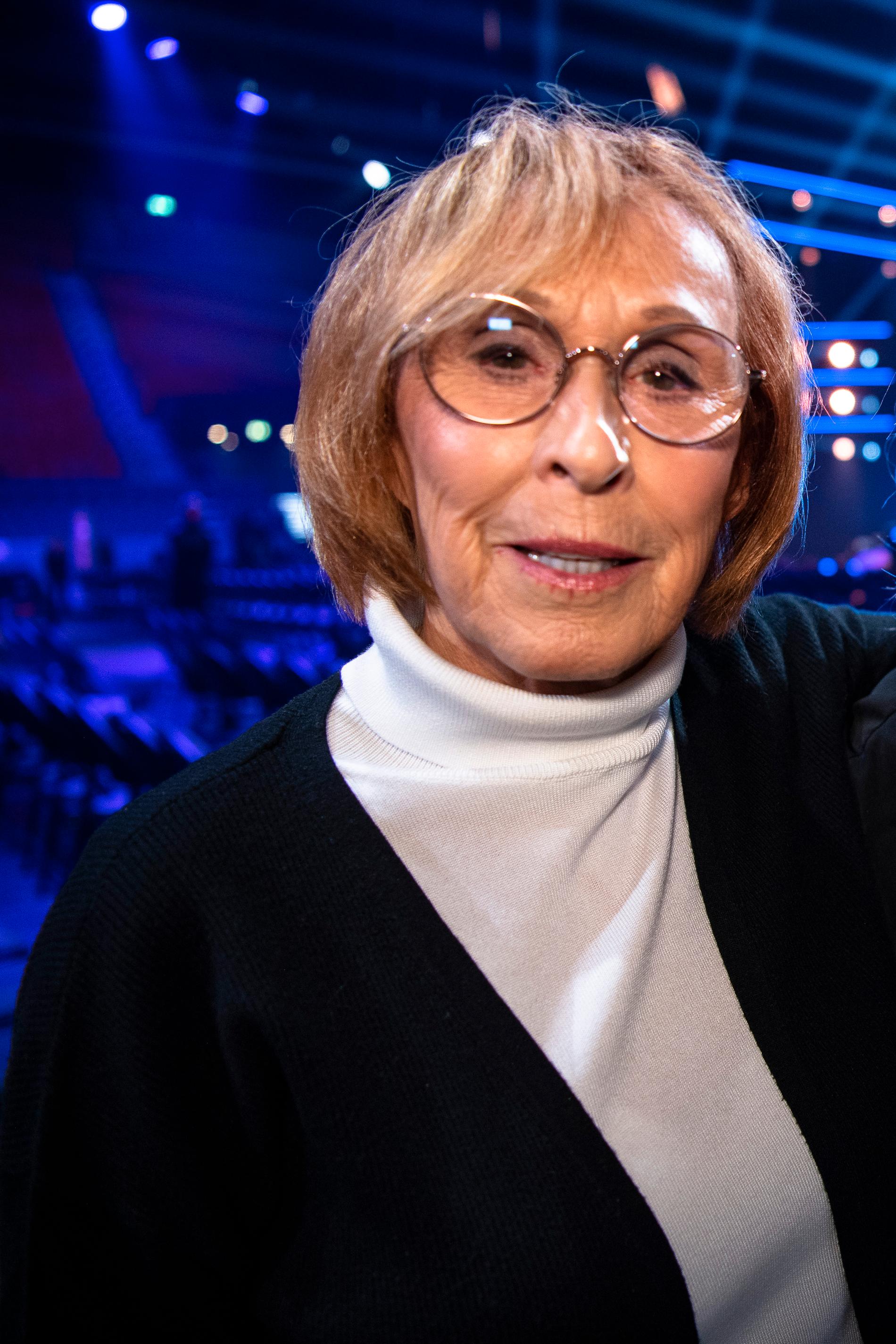 Eva Rydberg under Melodifestivalen 2023.