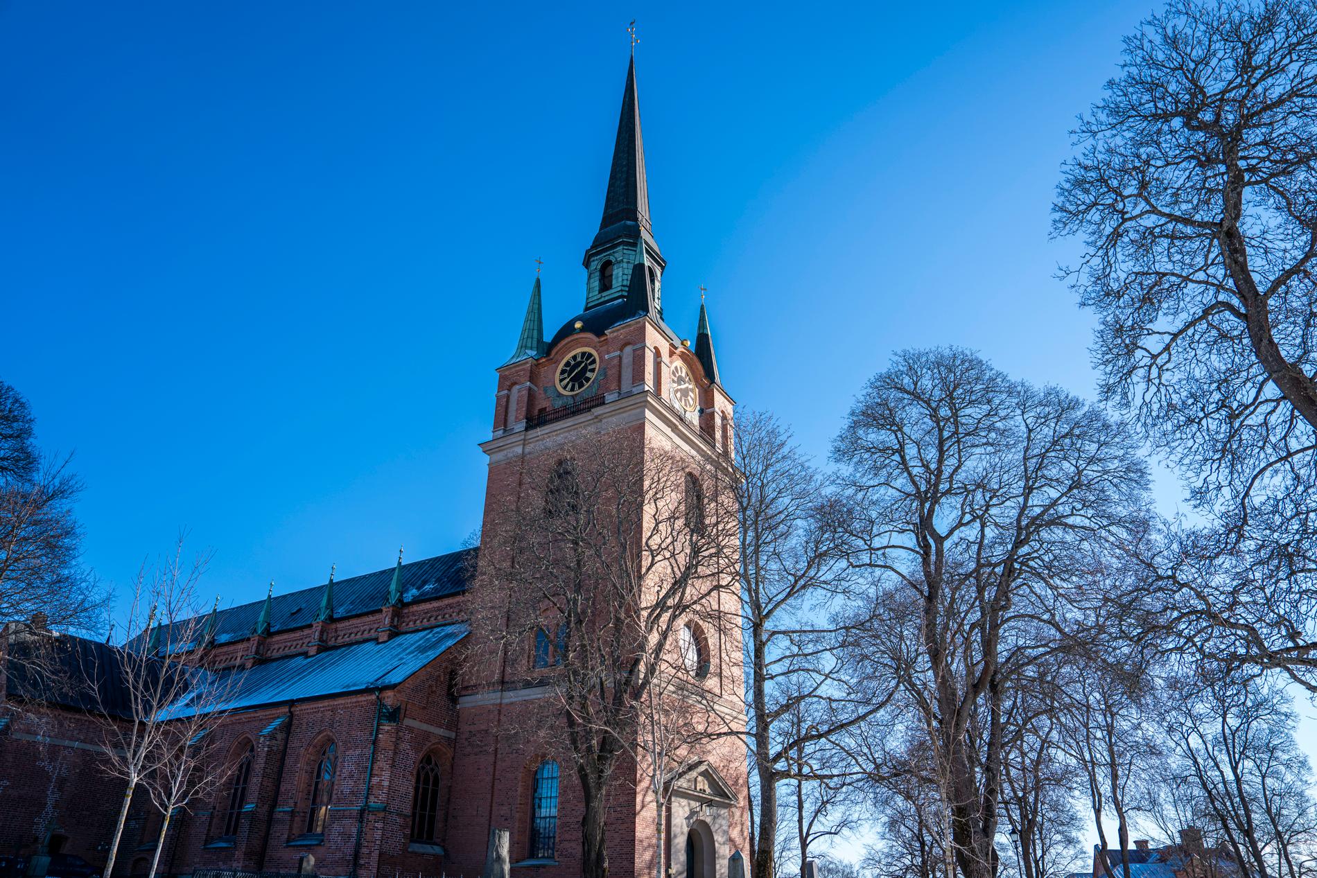 Begravningen ägde rum i Stora Kopparbergs kyrka i Falun. 