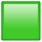 Grön fyrkant. 