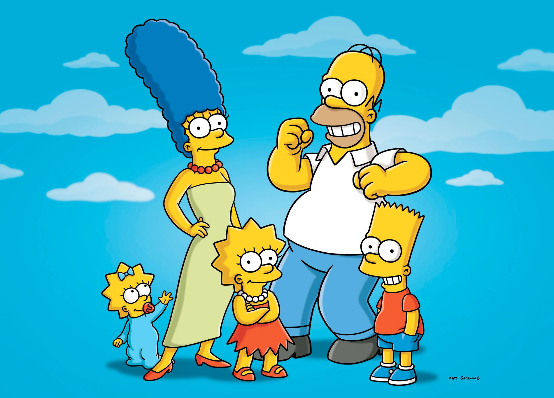 Familjen Simpson.