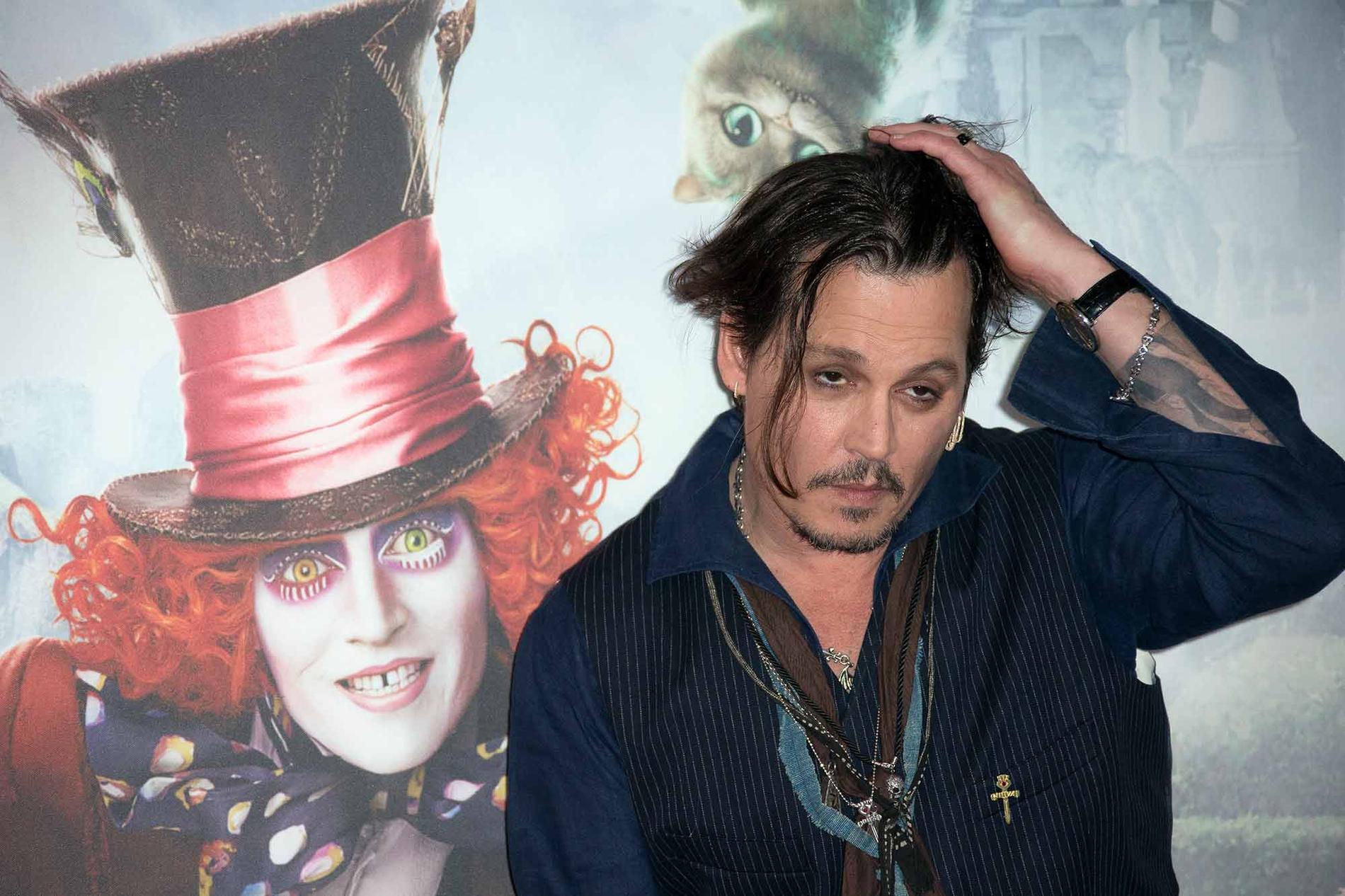 Johnny Depp spelar en huvudroll i ”Alice i spegellandet”.
