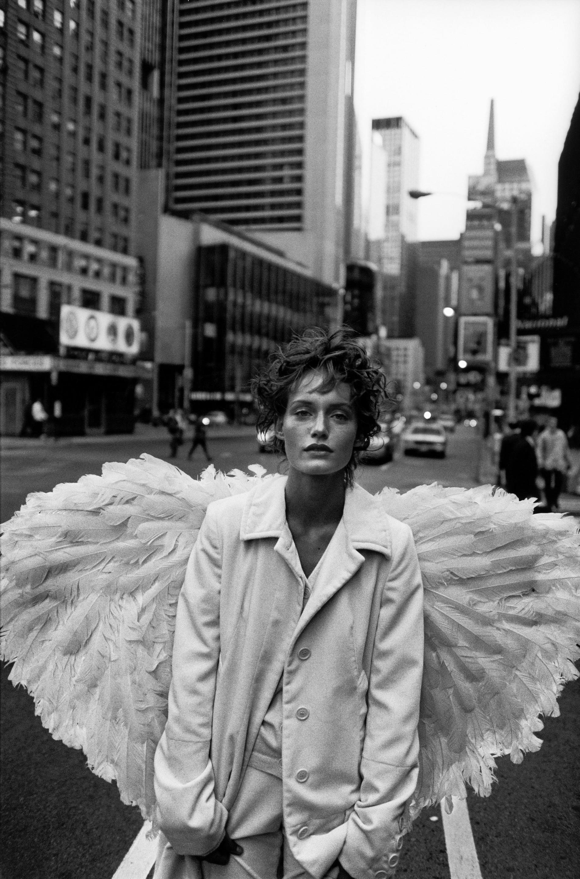 Serien med Amber Valletta som ängel var Peter Lindberghs personliga favorit och togs i New York 1993.