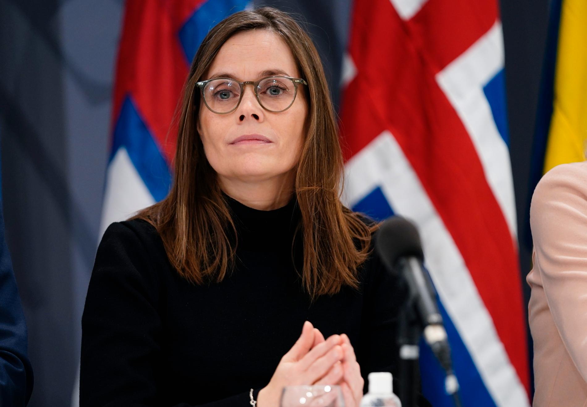 Islands statsminister Katrín Jakobsdóttir fortsätter leda landet efter valet som hölls i september. Arkivbild.