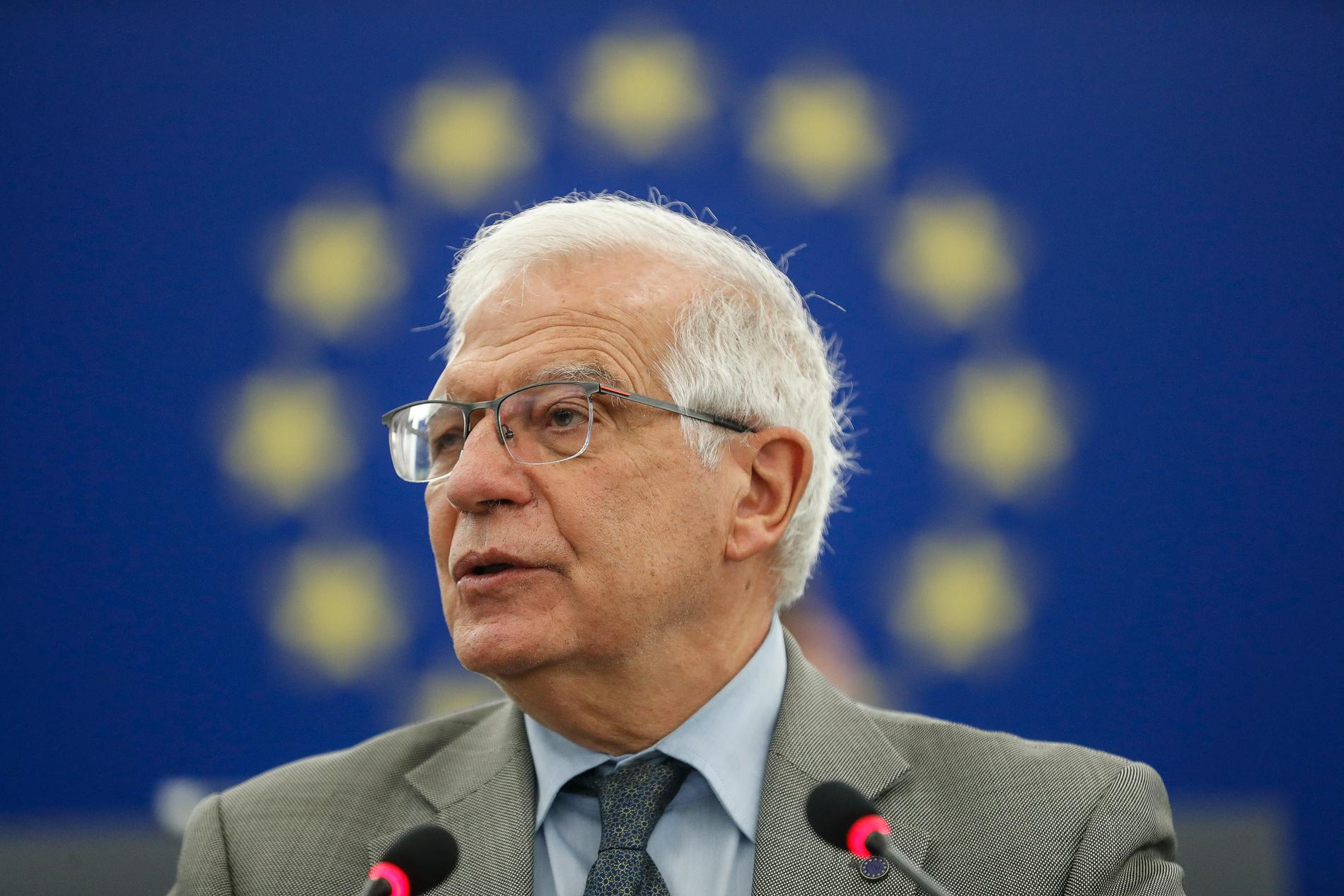 EU:s utrikeschef Josep Borrell grubblar över hur EU ska hantera Ryssland. Arkivbild.