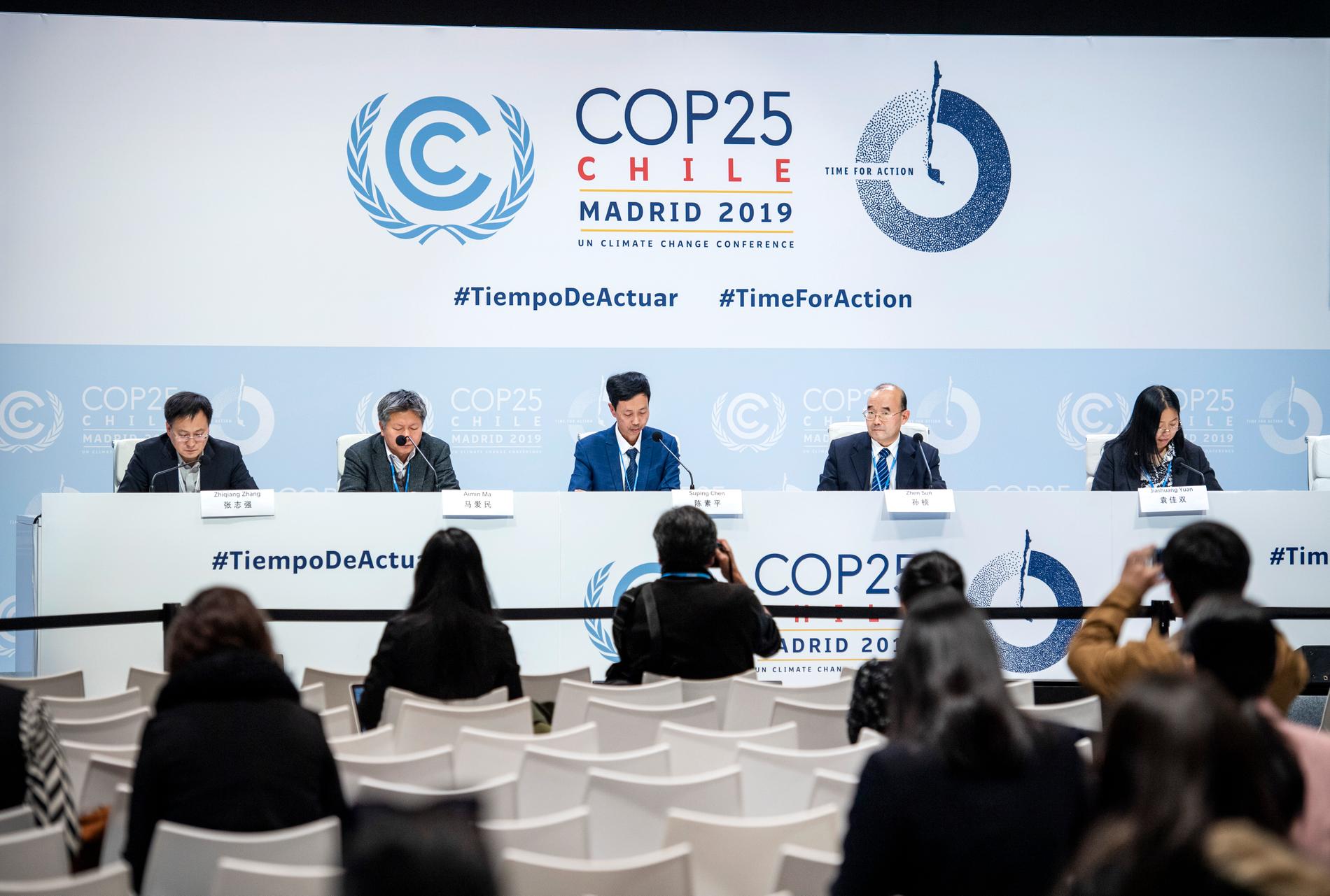 Kinas ansvar i klimatfrågan debatteras under klimattoppmötet i Madrid.
