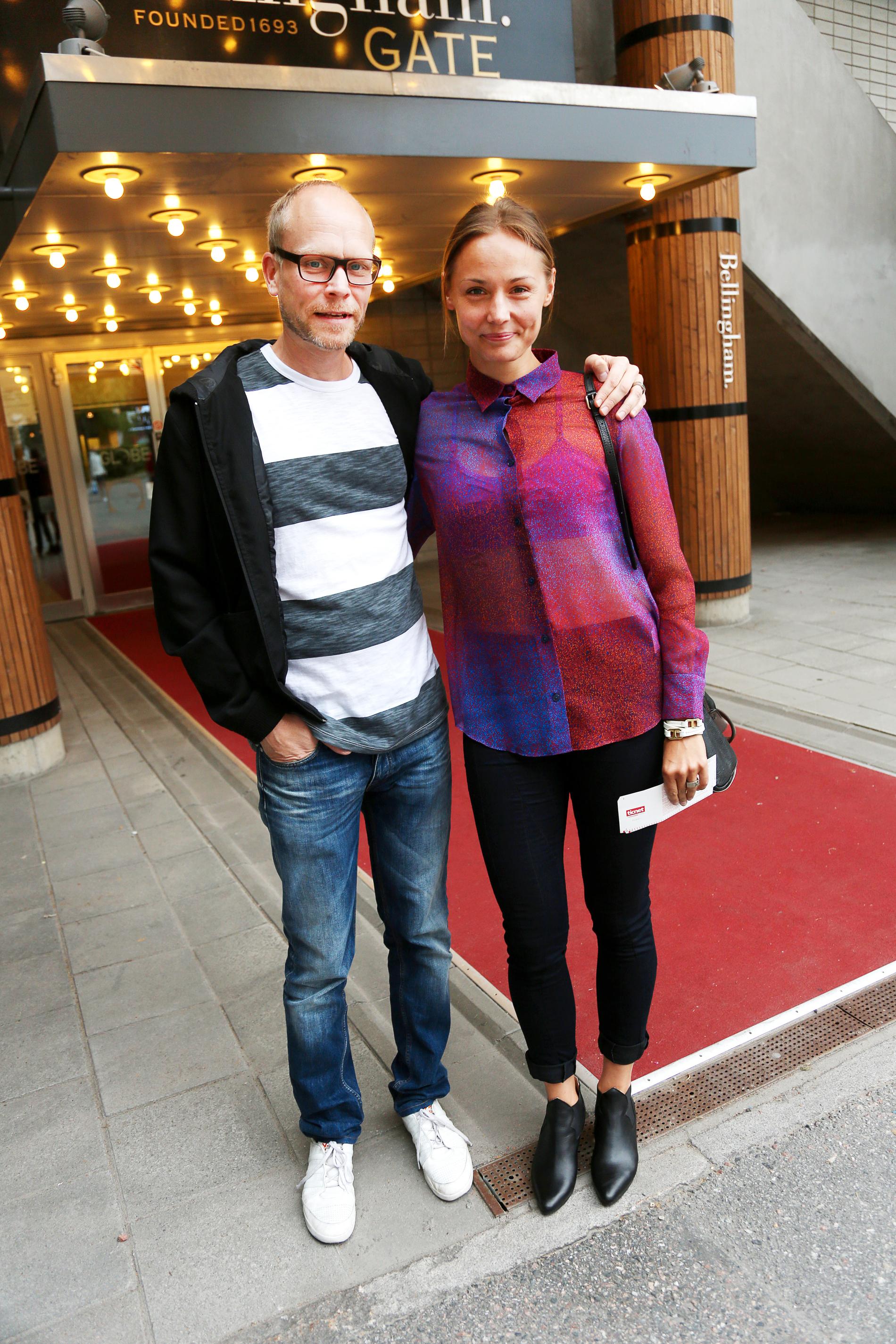Carina Berg och Kristian Luuk.