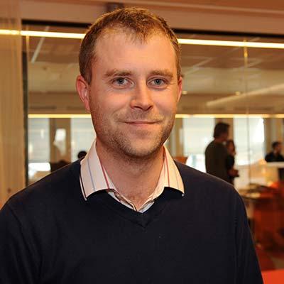 Pär Carlsson, exekutiv producent för Kanal 75