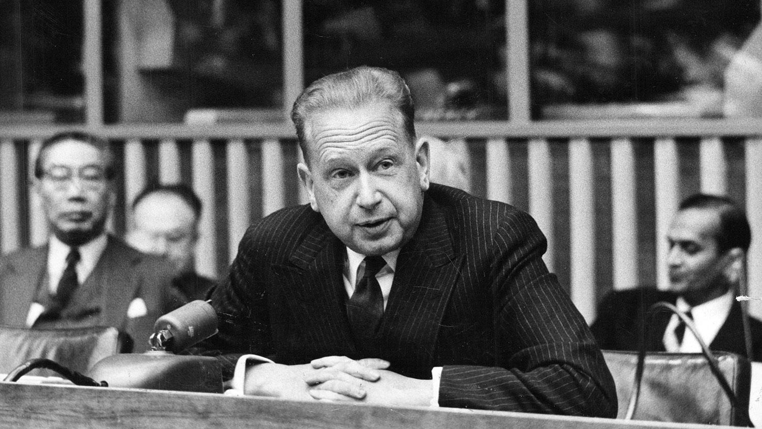 Dag Hammarskjöld var FN:s generalsekreterare 1953-1961.