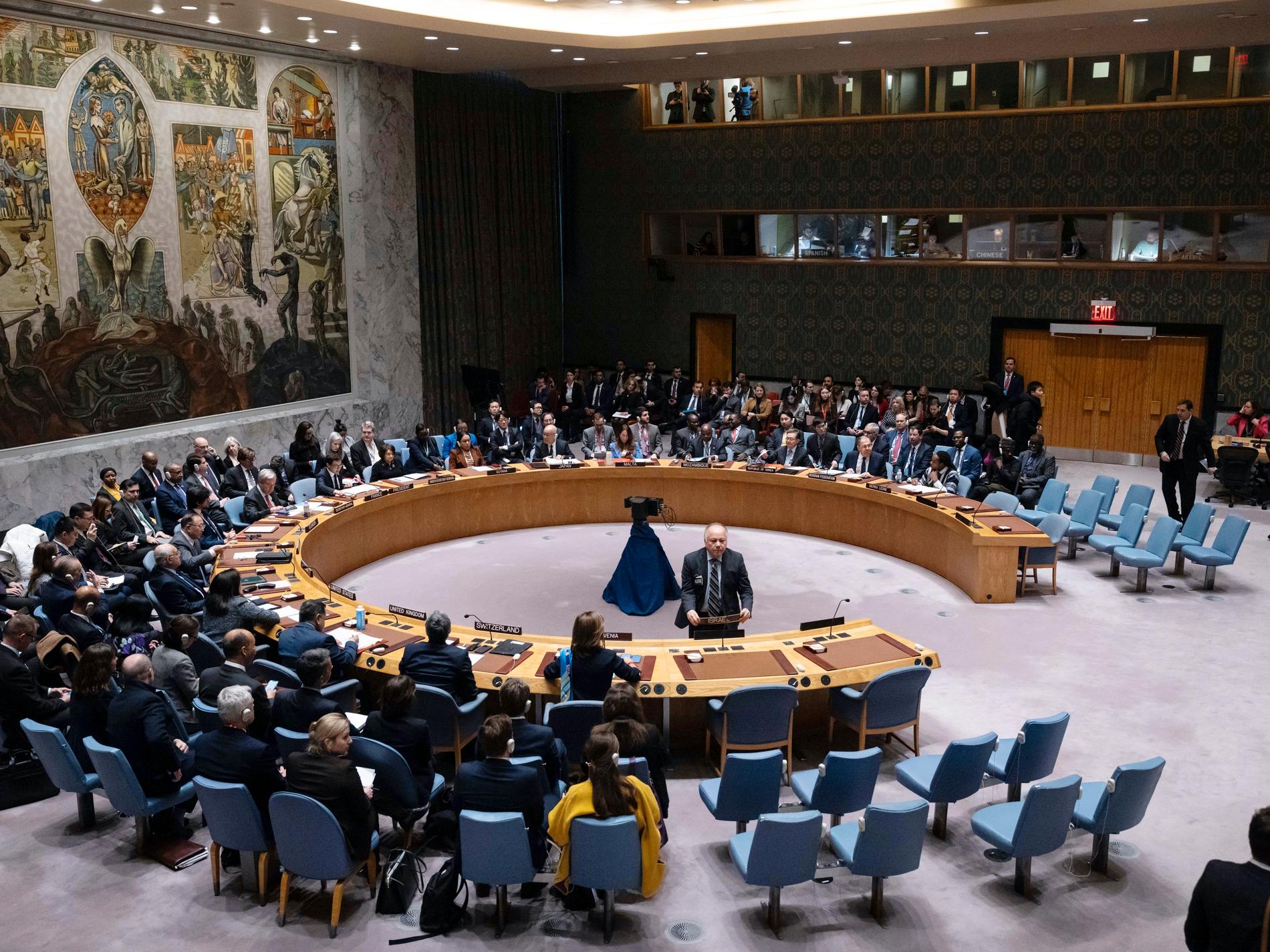Säkerhetsrådet oenigt om palestinsk stat