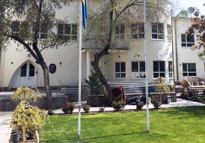 Sveriges ambassad i Kabul. Bilden är från 2017.