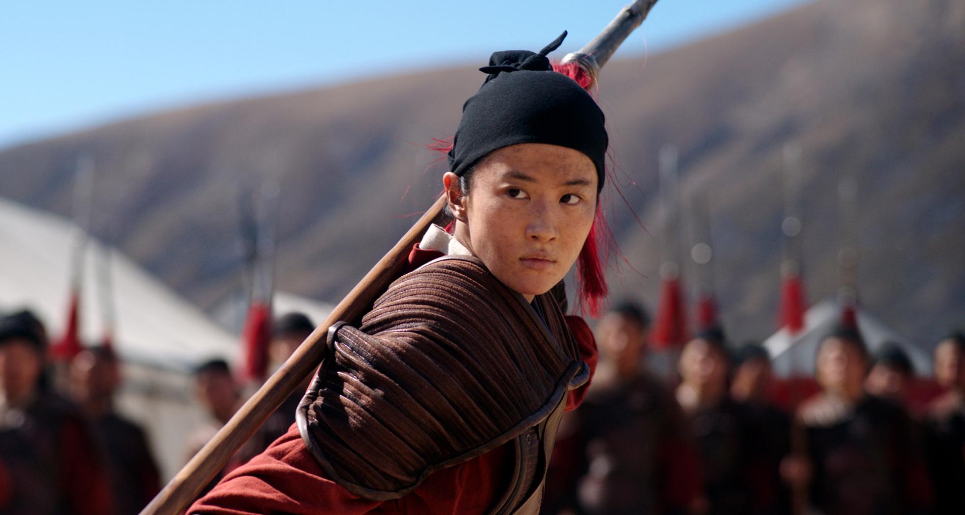 Yifei Liu spelar titelrollen i den nya versionen av "Mulan". Arkivbild.