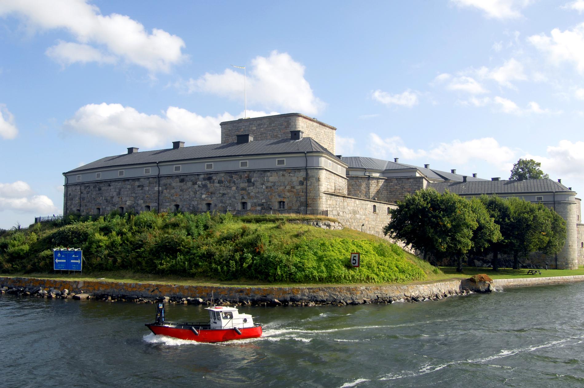 Vaxholms fästning. Arkivbild.