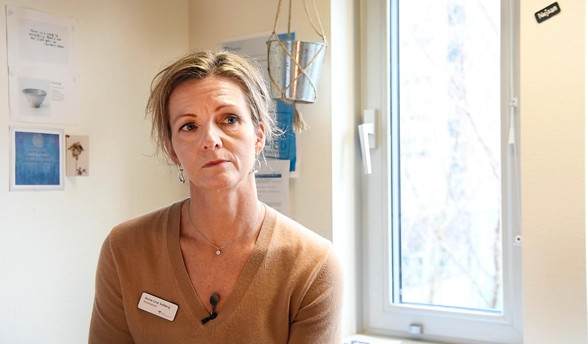 Anne-Line Solberg, enhetschef på Ätstörningscentrum barn och vuxna på Sahlgrenska universitetssjukhuset.